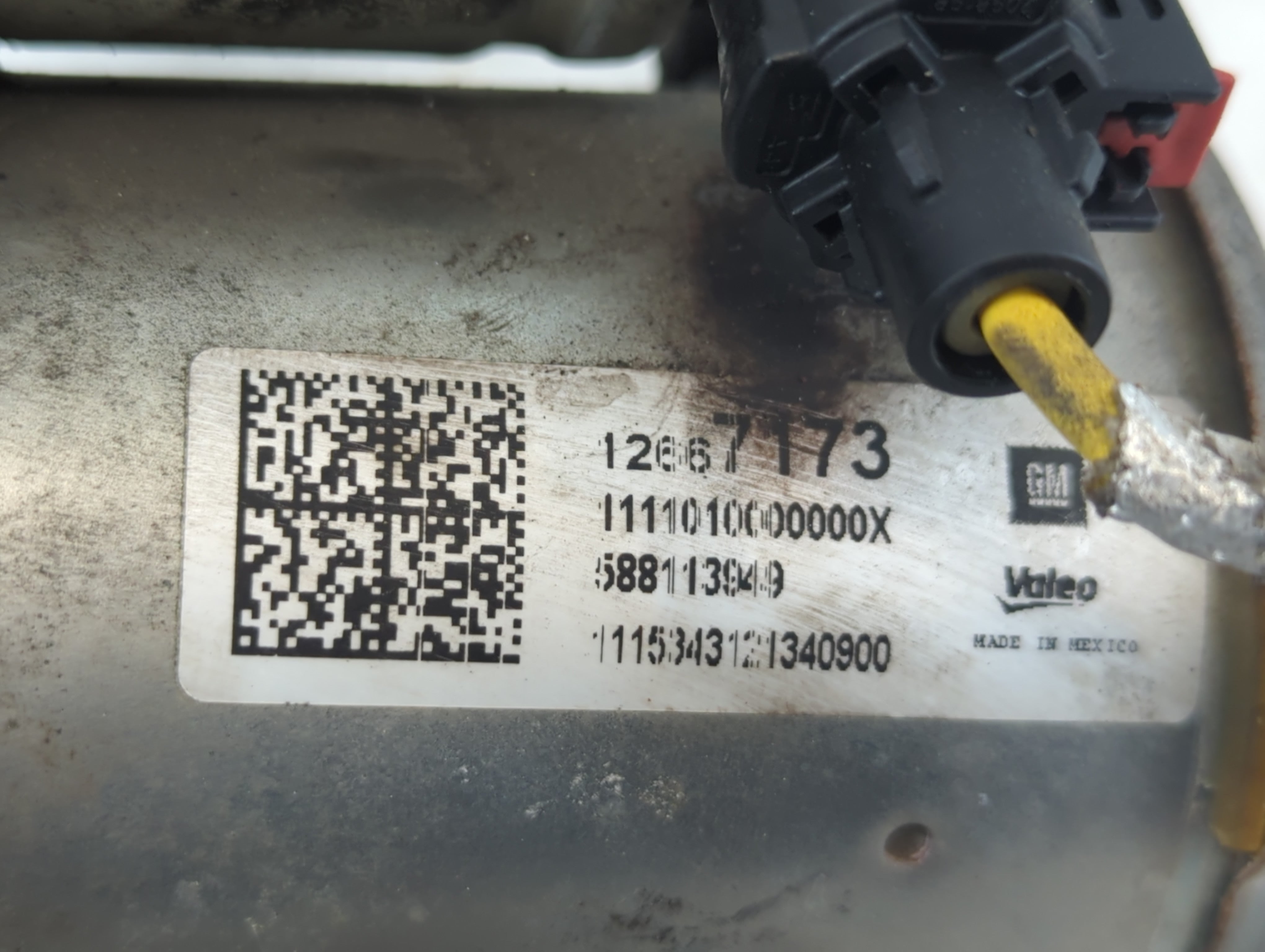 2014-2019 Chevrolet Silverado 1500 Car Starter Motor Solenoid OEM P/N:588113949 12667173 Fits OEM Used Auto Parts - Oemusedautoparts1.com