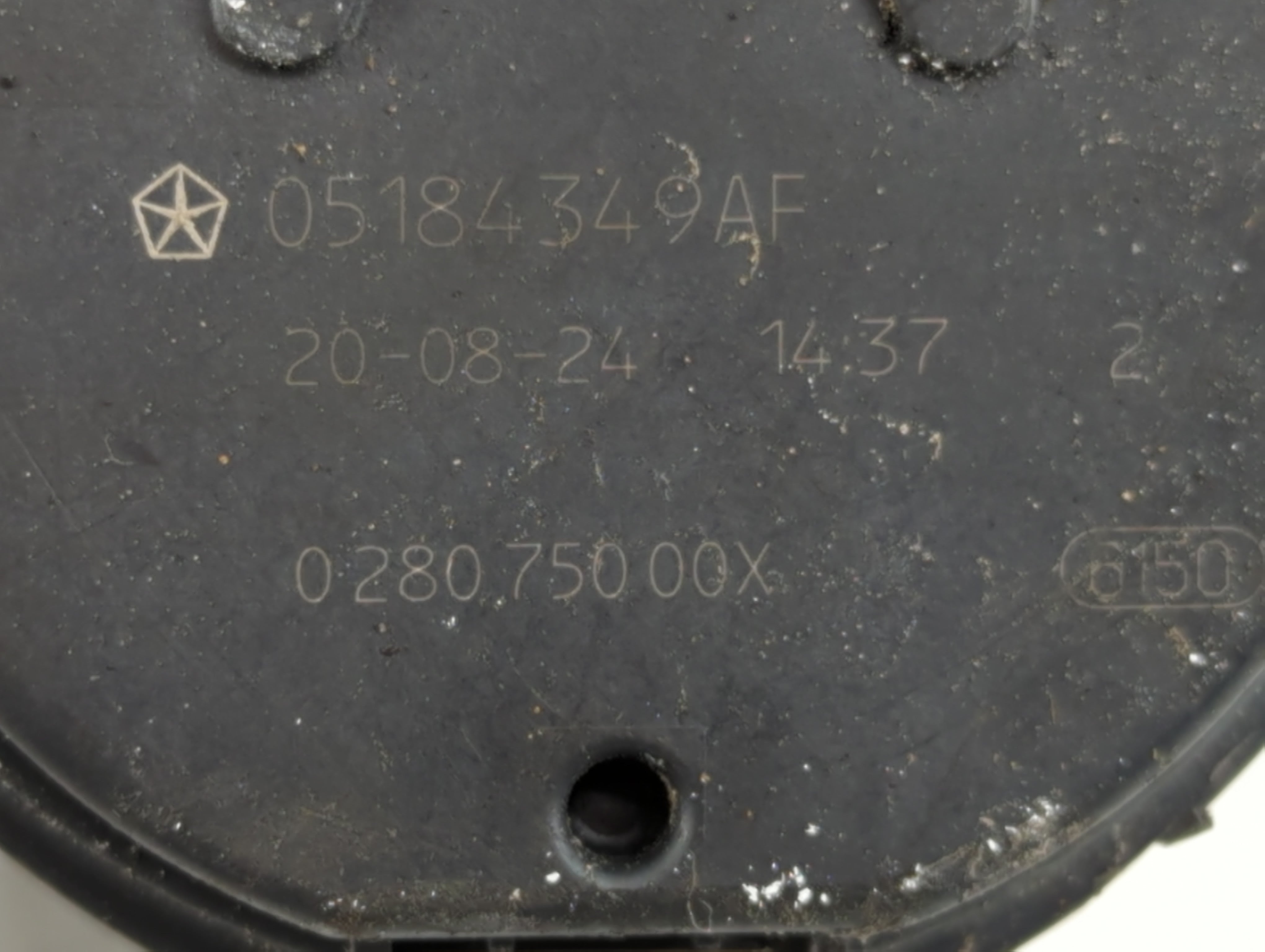 2020-2022 Chrysler Voyager Throttle Body P/N:0 280 750 00X 05184349AF Fits OEM Used Auto Parts - Oemusedautoparts1.com