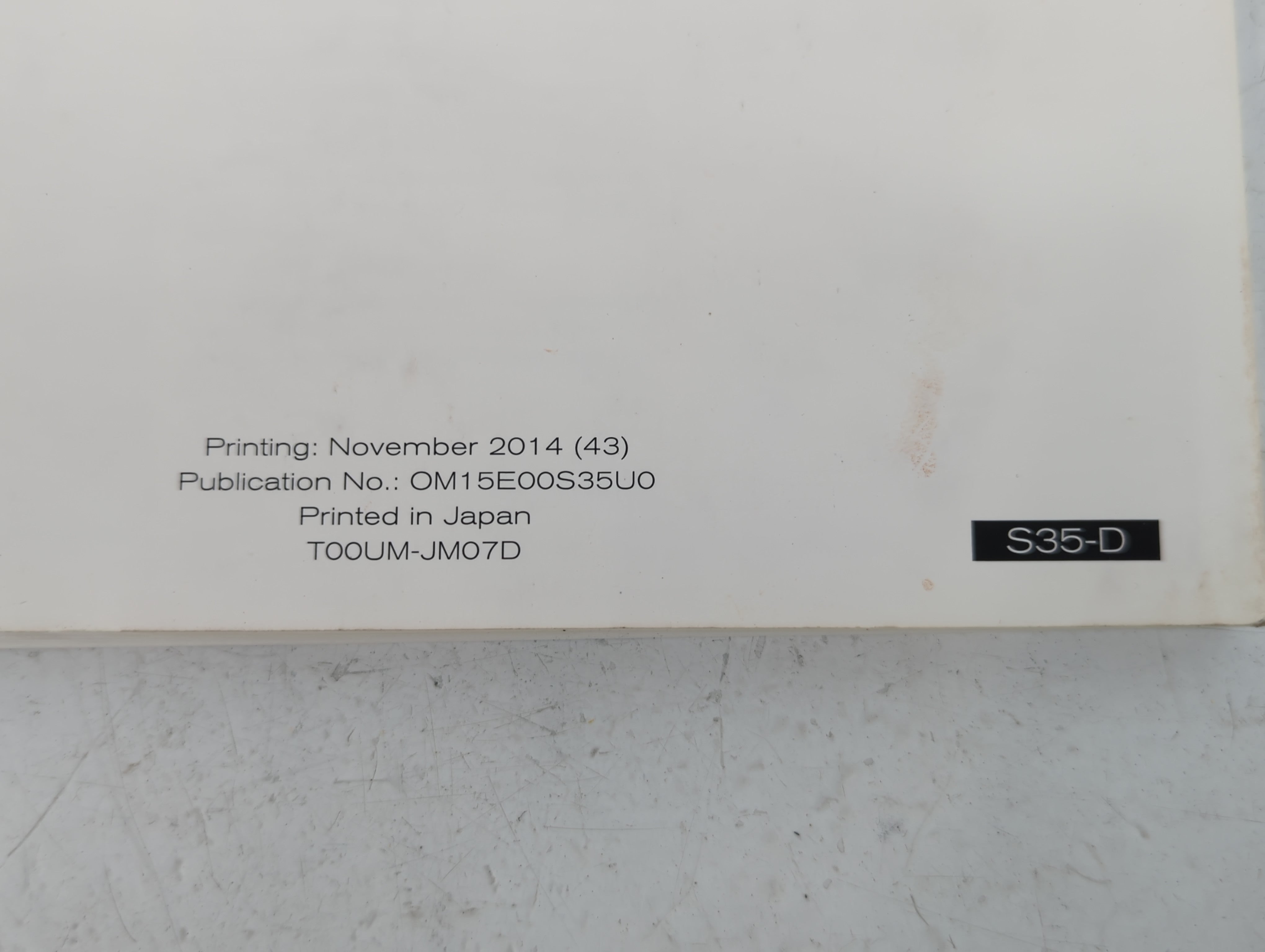 2015 Nissan Rogue Select Owners Manual Book Guide P/N:OM15E00S35U0 OEM Used Auto Parts - Oemusedautoparts1.com