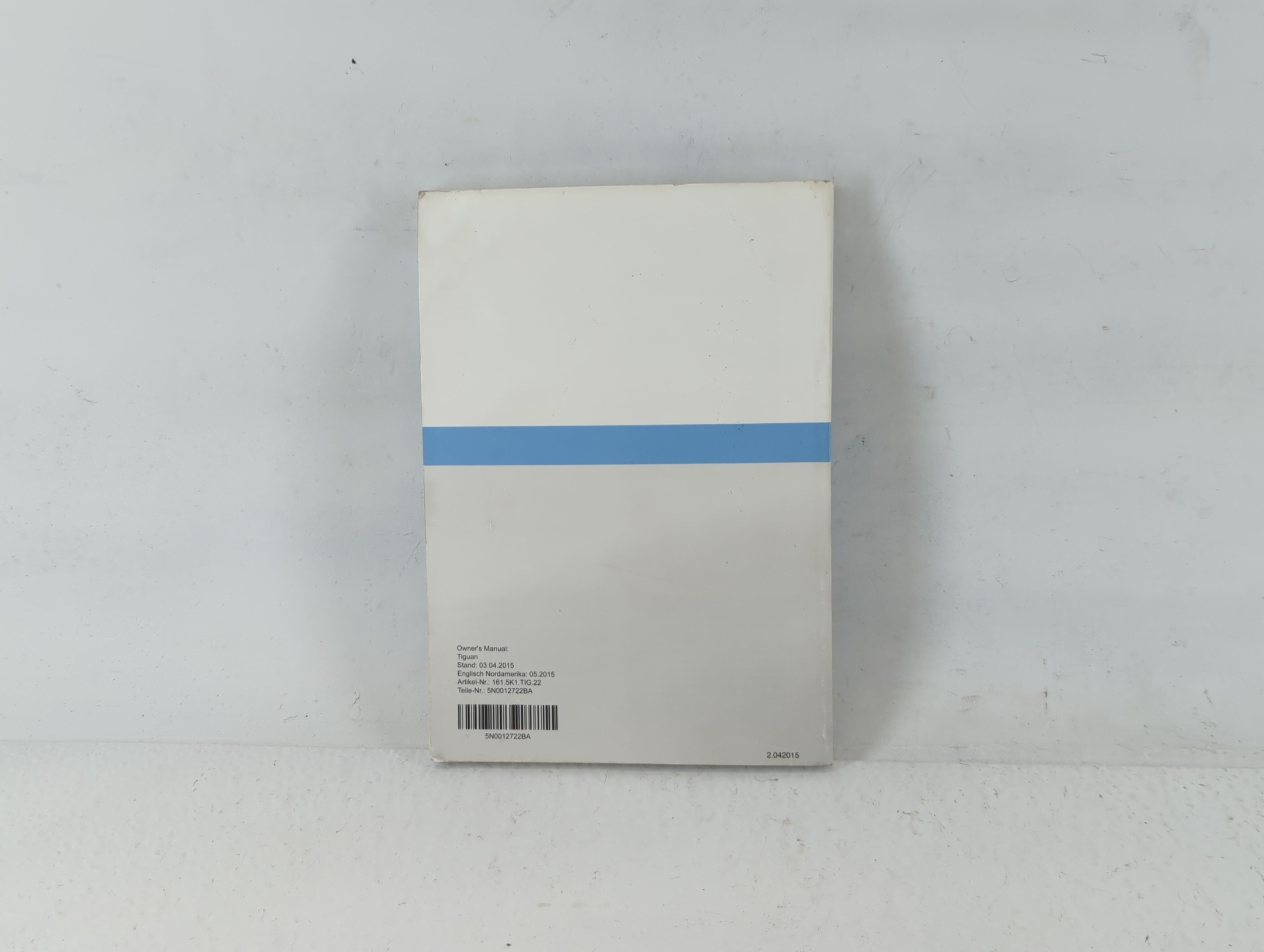 2016 Volkswagen Tiguan Owners Manual Book Guide P/N:5N0012722BA OEM Used Auto Parts - Oemusedautoparts1.com