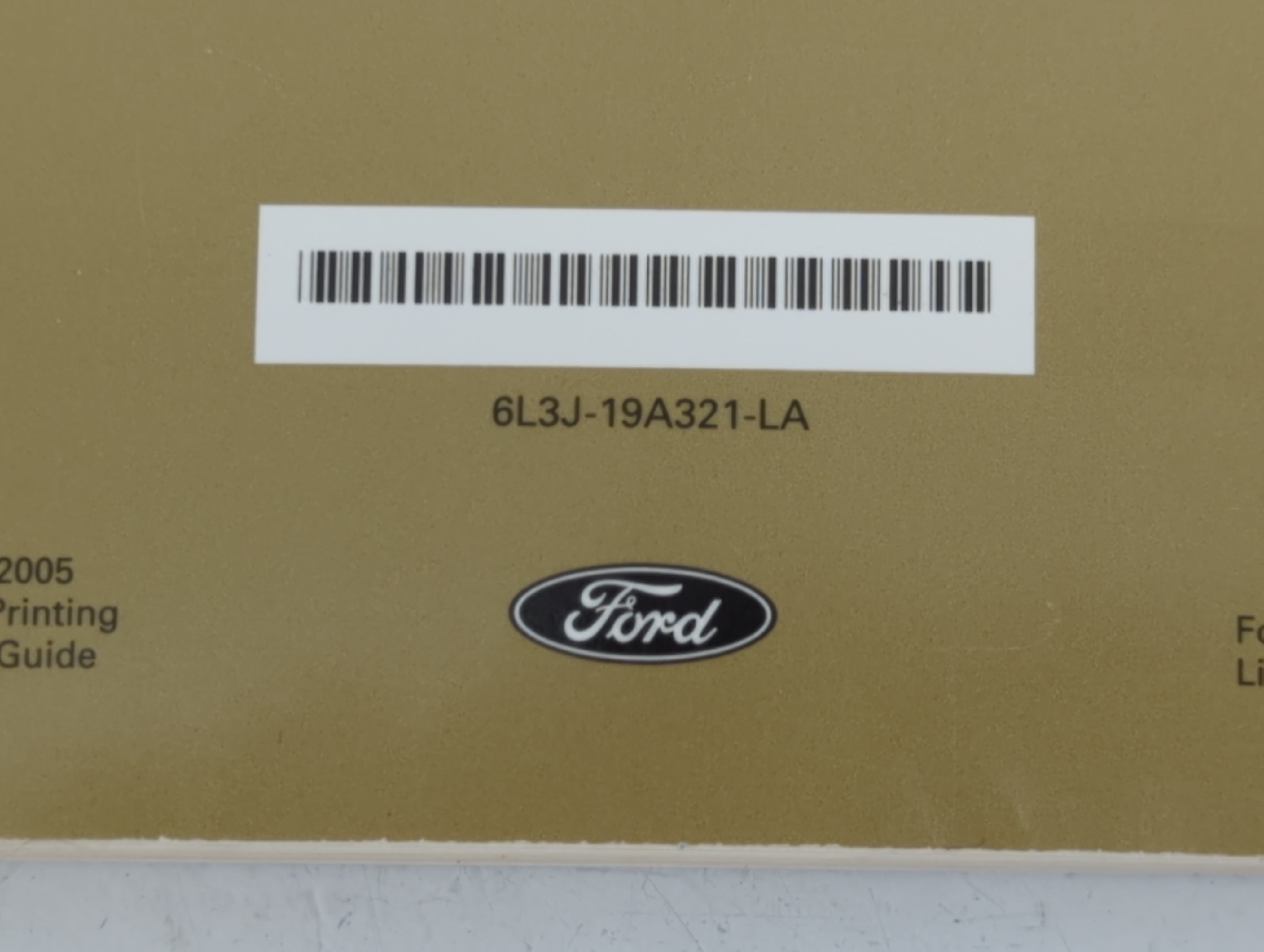 2006 Ford F-150 Owners Manual Book Guide P/N:6L3J-19A3231-LA OEM Used Auto Parts - Oemusedautoparts1.com