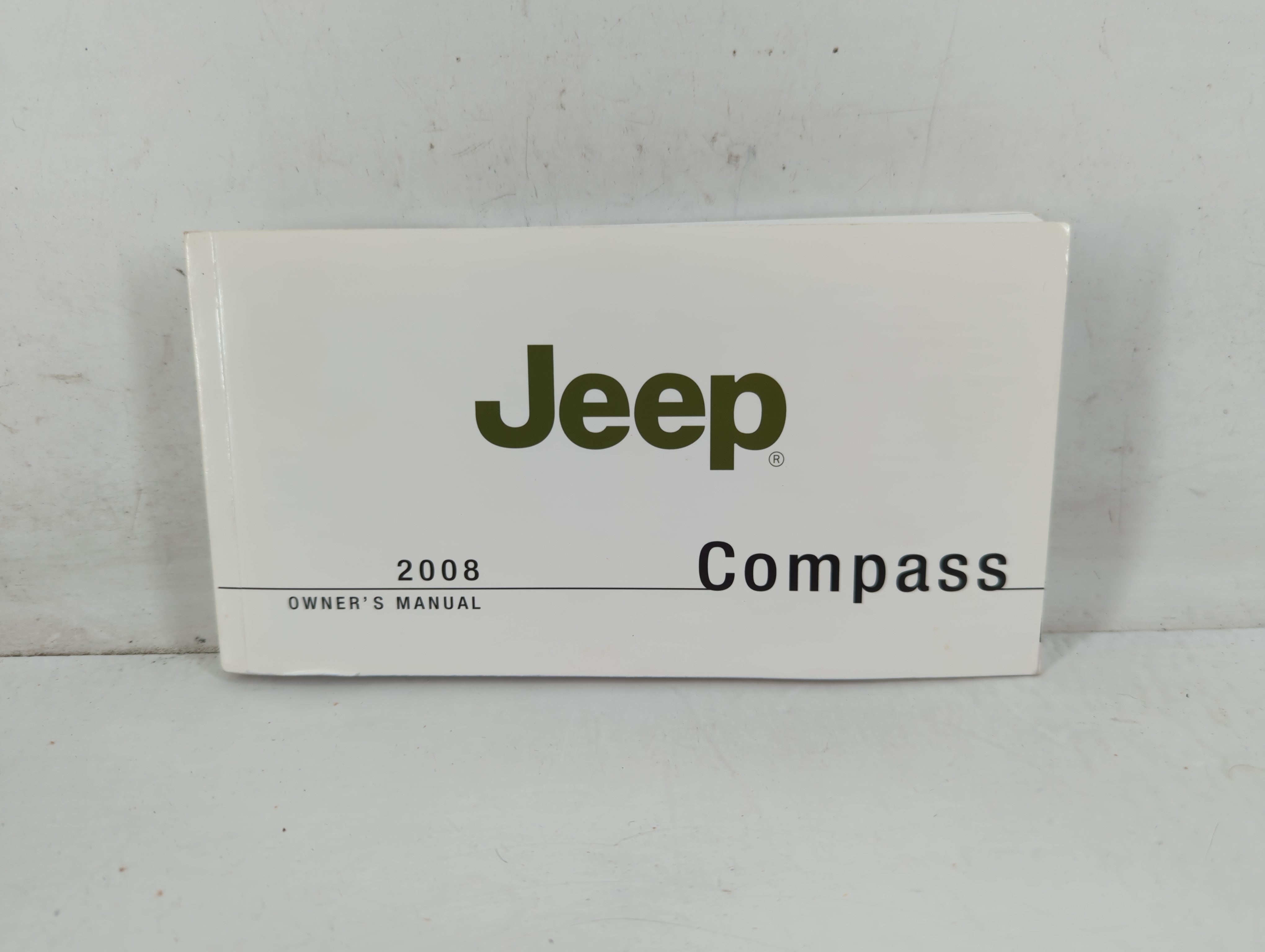2008 Jeep Compass Owners Manual Book Guide P/N:81-326-0811 OEM Used Auto Parts - Oemusedautoparts1.com