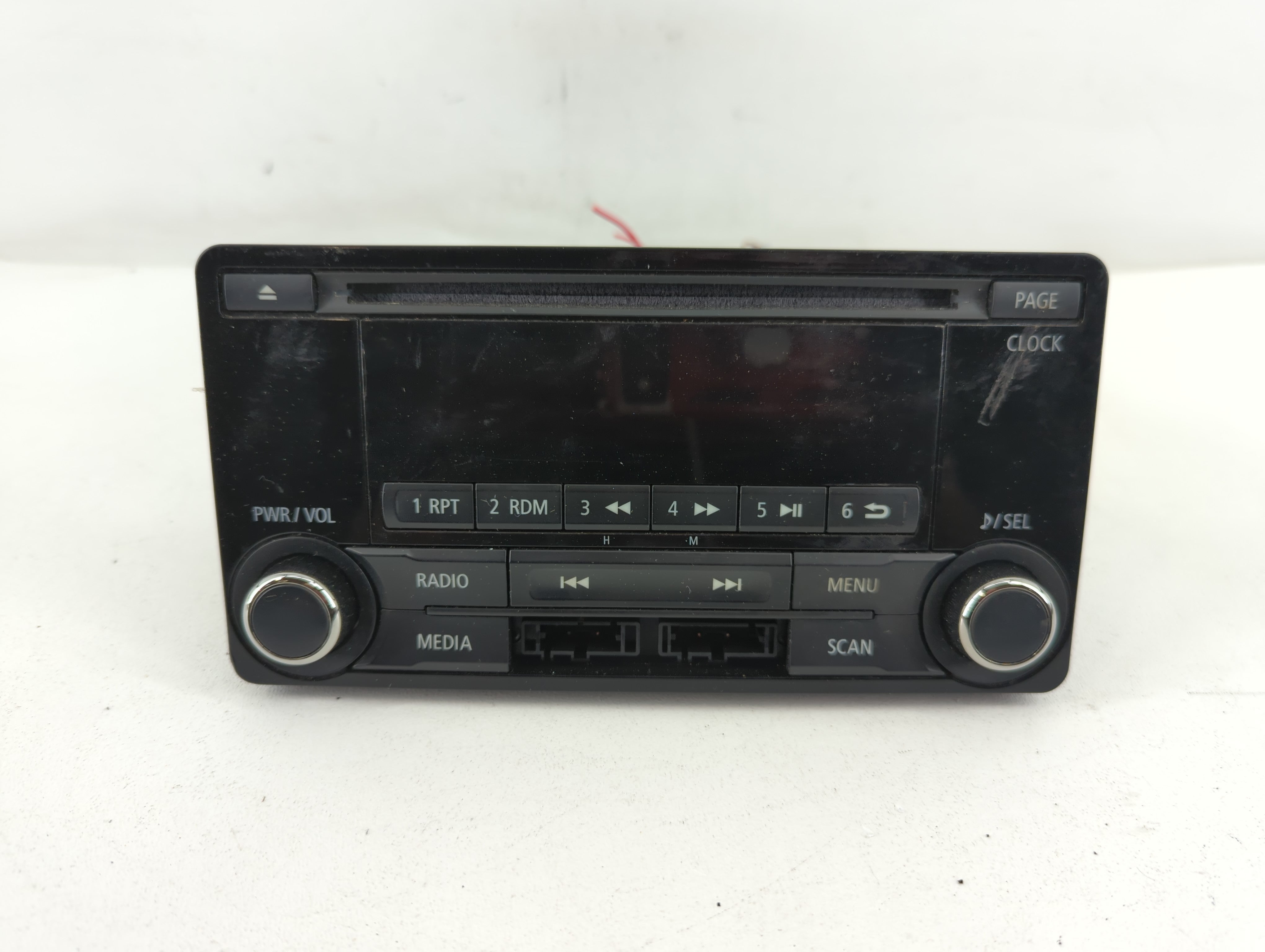 2011-2014 Mitsubishi Outlander Sport Radio AM FM Cd Player Receiver Replacement P/N:8701A185 6916P102 Fits OEM Used Auto Parts - Oemusedautoparts1.com