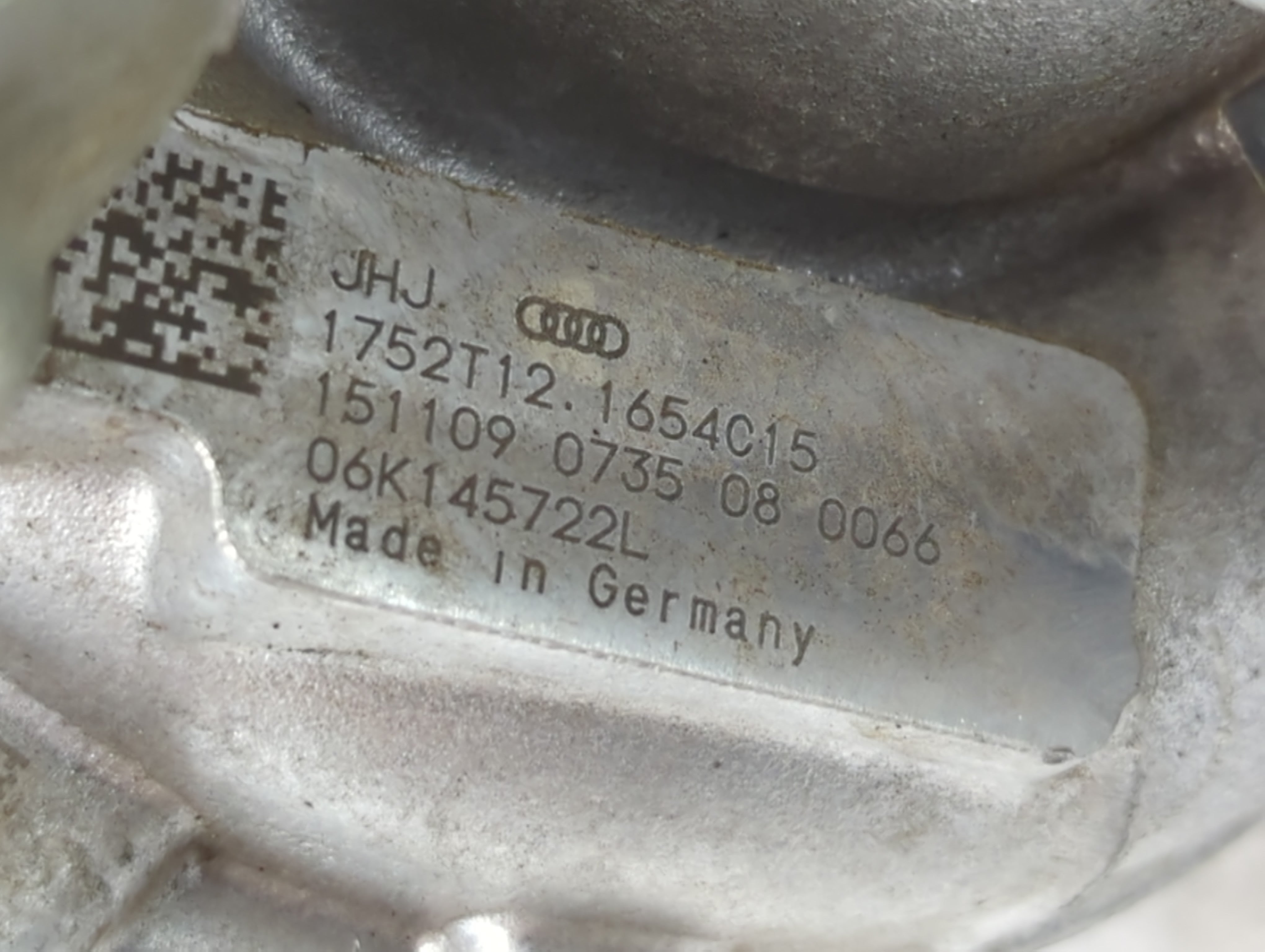 2017-2018 Audi A3 Turbocharger Exhaust Manifold With Turbo Charger - Oemusedautoparts1.com
