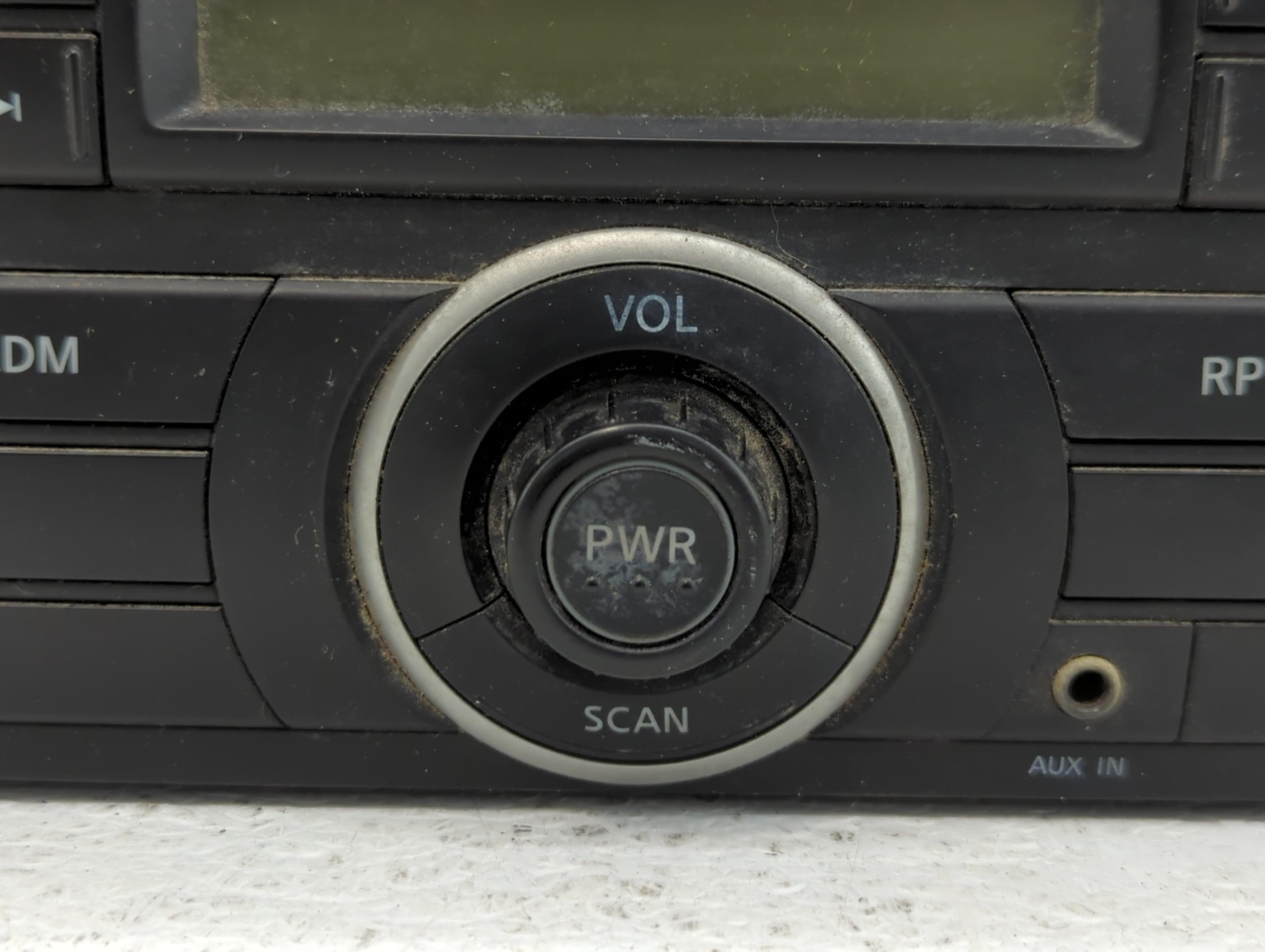 2012-2014 Nissan Versa Radio AM FM Cd Player Receiver Replacement P/N:28185 3AN0A Fits Fits 2012 2013 2014 OEM Used Auto Parts - Oemusedautoparts1.com