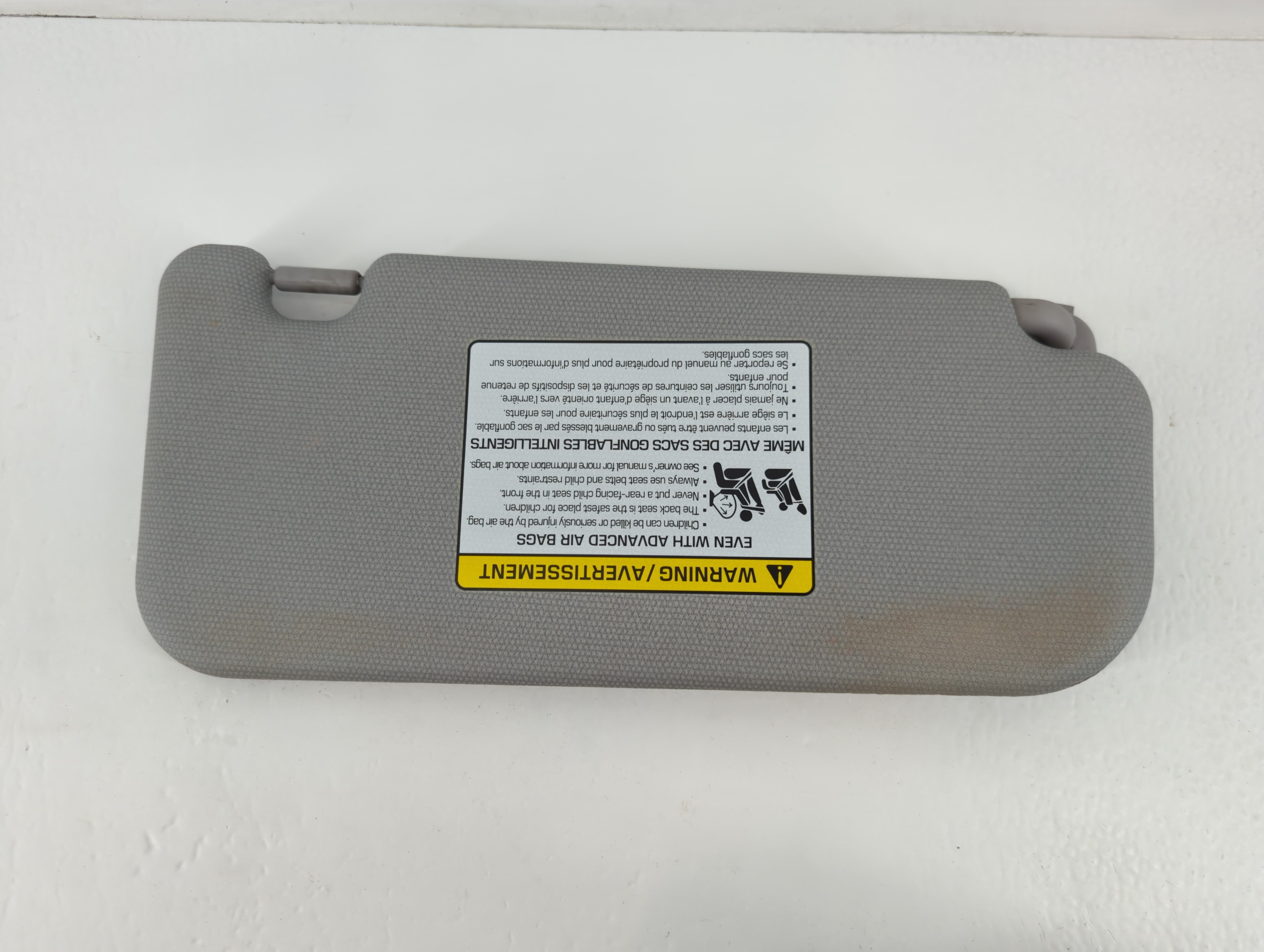 2012-2017 Kia Rio Sun Visor Shade Replacement Driver Left Mirror Fits Fits 2012 2013 2014 2015 2016 2017 OEM Used Auto Parts - Oemusedautoparts1.com