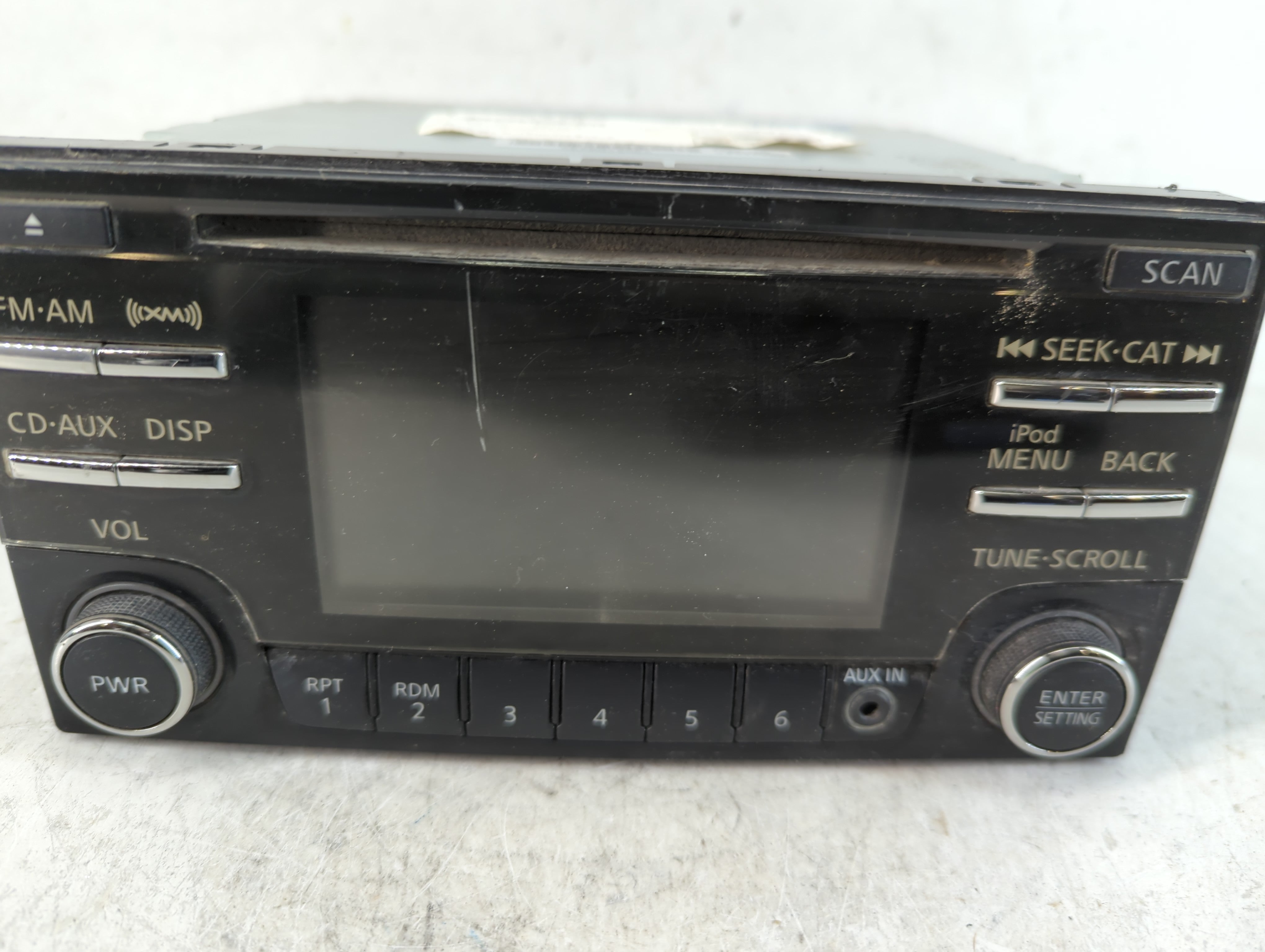 2014-2019 Nissan Versa Note Radio AM FM Cd Player Receiver Replacement P/N:28185 3WC0A Fits Fits 2014 2015 2016 2017 2018 2019 OEM Used Auto Parts - Oemusedautoparts1.com