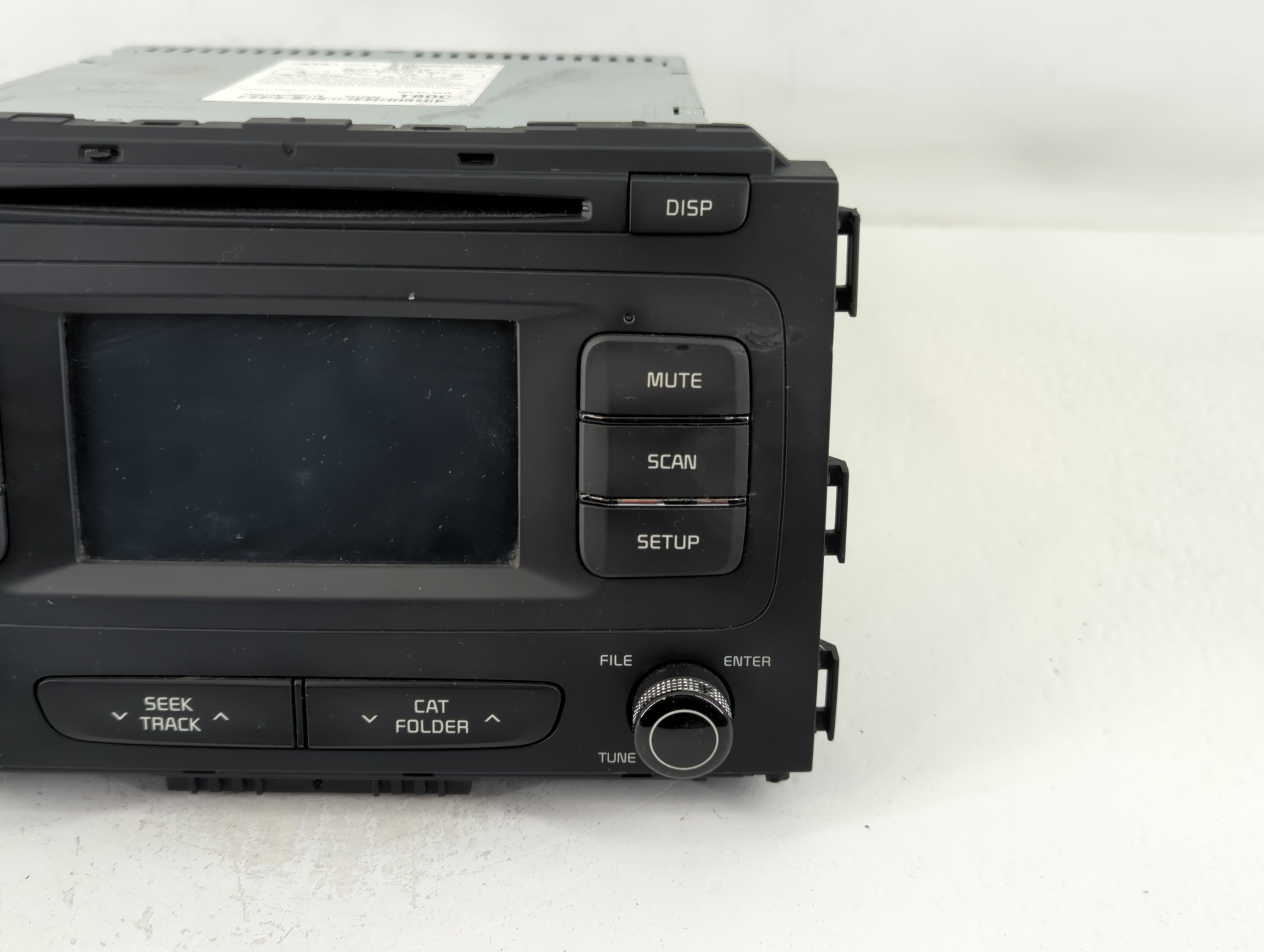 2015-2016 Kia Sedona Radio AM FM Cd Player Receiver Replacement P/N:96180-A9800WAC Fits Fits 2015 2016 OEM Used Auto Parts - Oemusedautoparts1.com