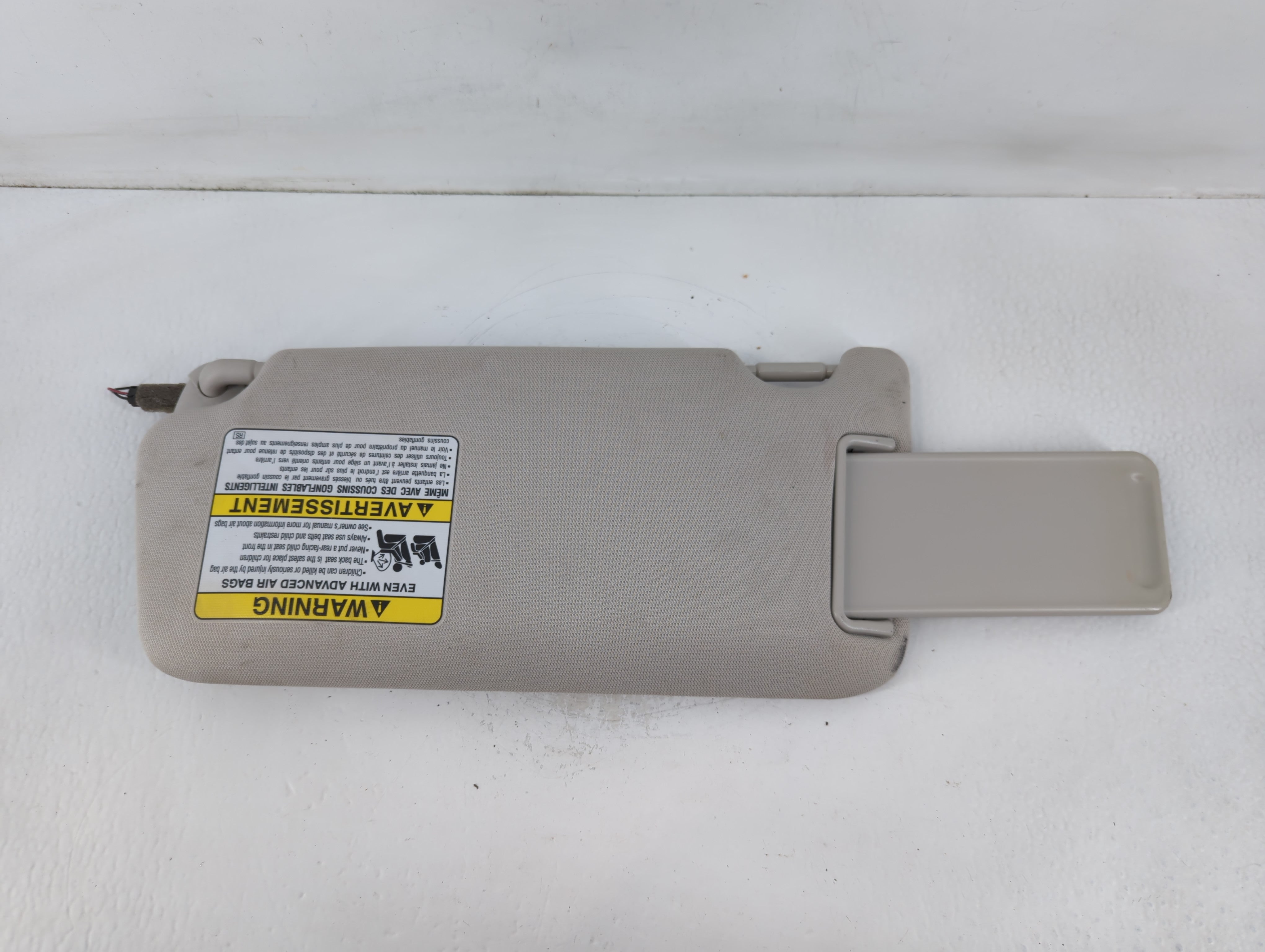 2010-2014 Subaru Legacy Sun Visor Shade Replacement Passenger Right Mirror Fits Fits 2010 2011 2012 2013 2014 OEM Used Auto Parts - Oemusedautoparts1.com