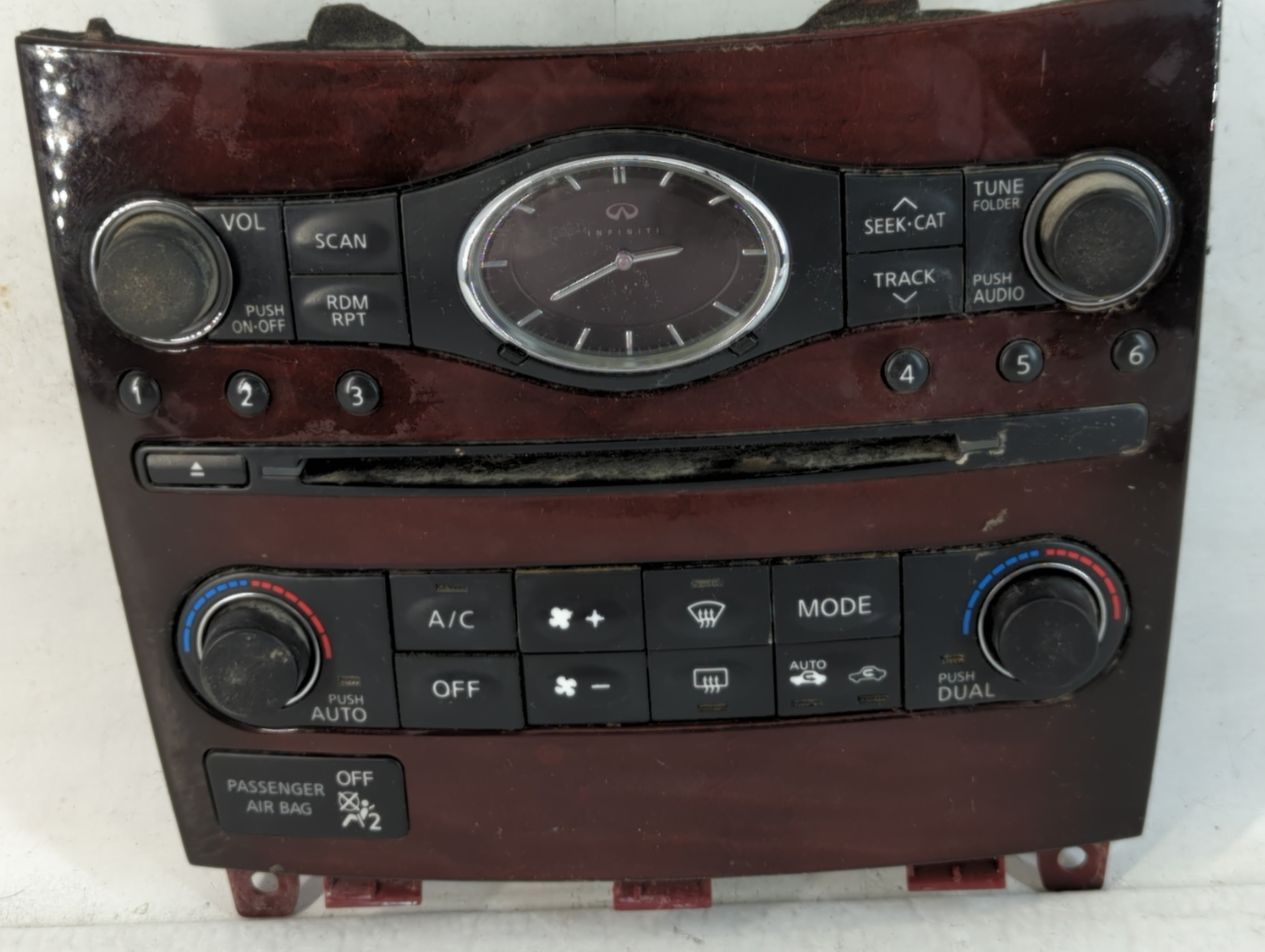 2014-2017 Infiniti Qx50 Climate Control Module Temperature AC/Heater Replacement P/N:25810 1CA1B Fits OEM Used Auto Parts - Oemusedautoparts1.com