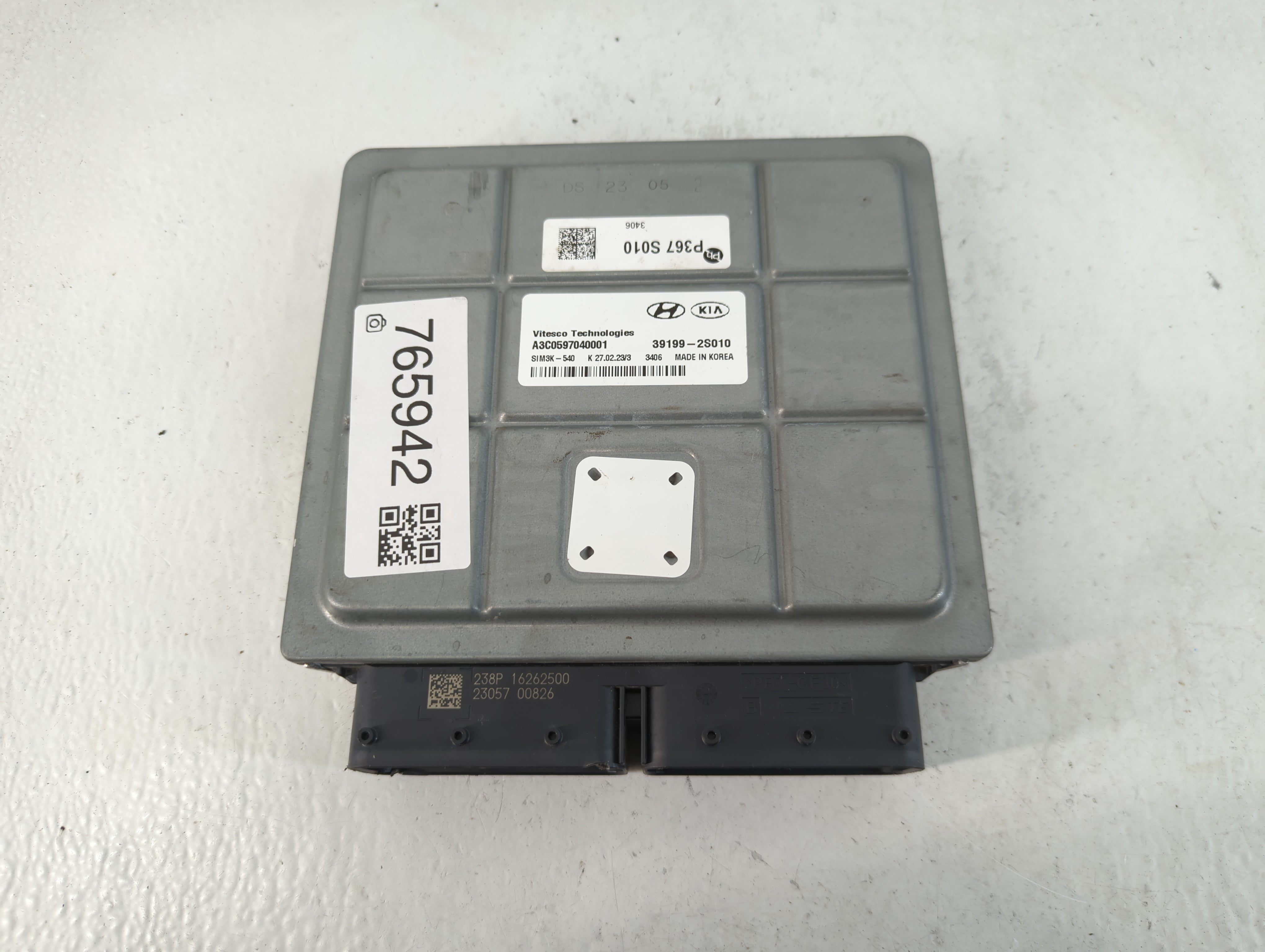2023 Kia Sportage PCM Engine Control Computer ECU ECM PCU OEM P/N:39199-2S010 Fits OEM Used Auto Parts - Oemusedautoparts1.com