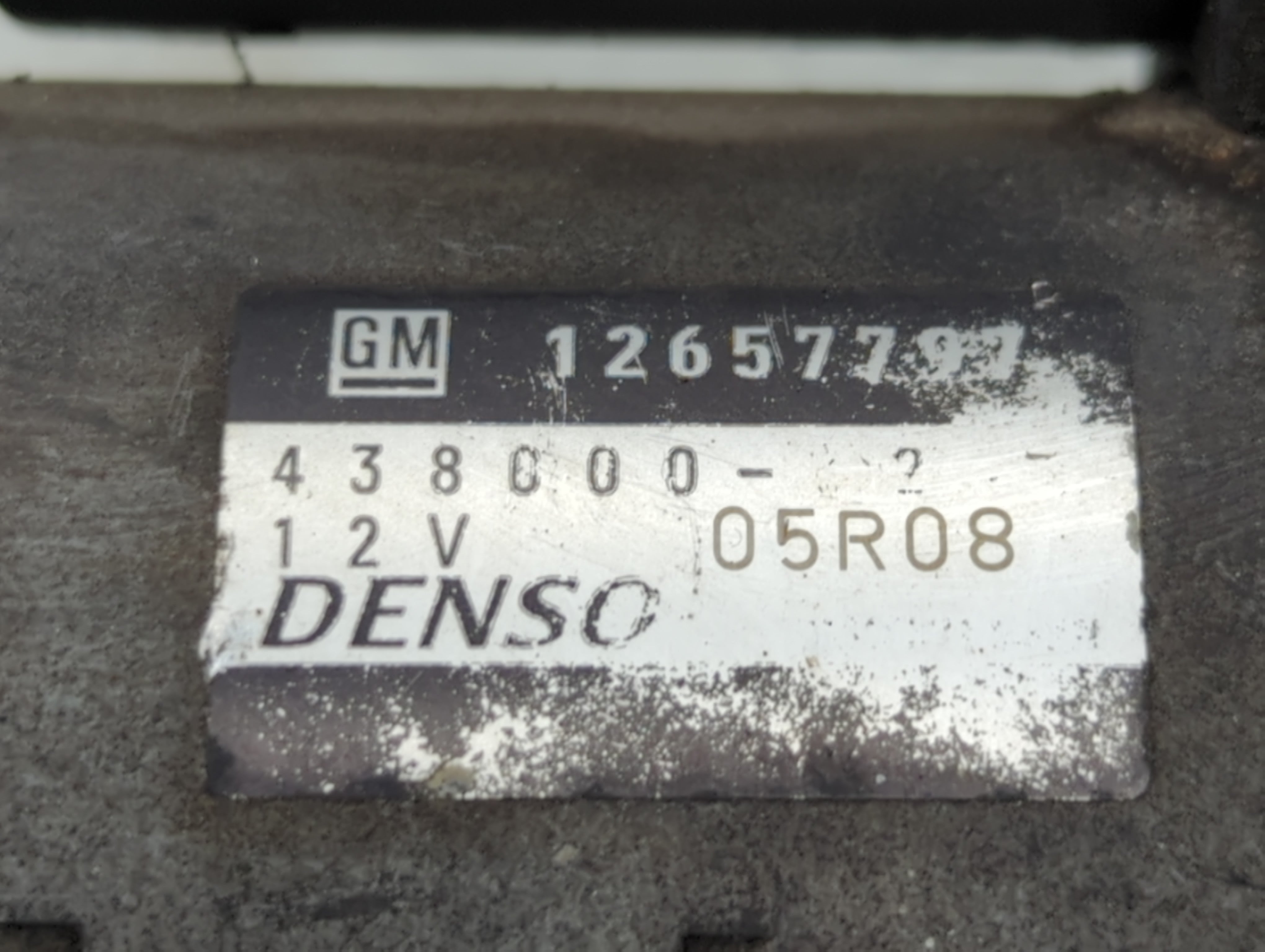 2013-2015 Cadillac Ats Car Starter Motor Solenoid OEM P/N:12657797 438000-1270 Fits OEM Used Auto Parts - Oemusedautoparts1.com