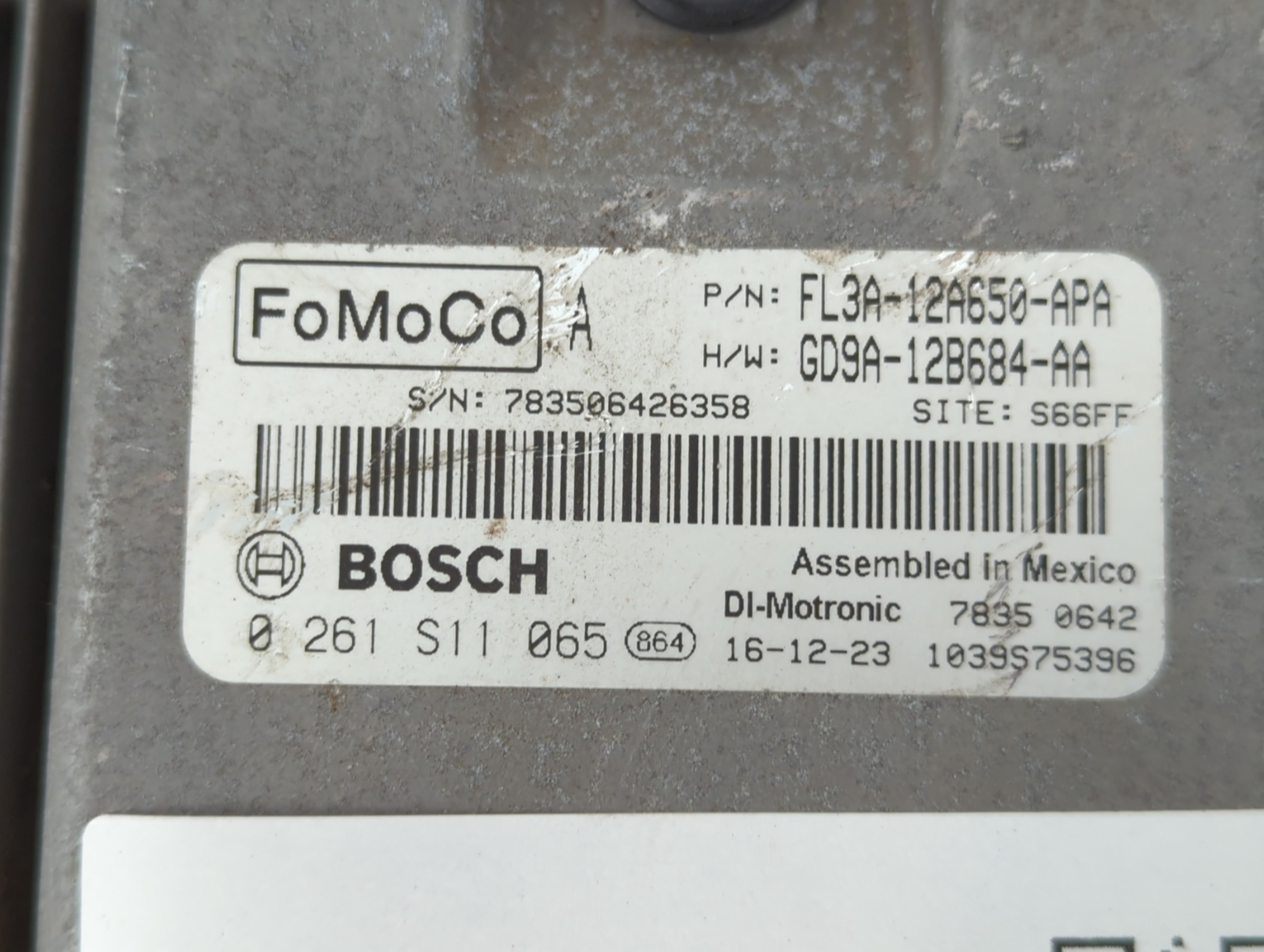 2015-2017 Ford F-150 PCM Engine Control Computer ECU ECM PCU OEM P/N:FL3A-12A650-APA Fits Fits 2015 2016 2017 2018 2019 2020 OEM Used Auto Parts - Oemusedautoparts1.com