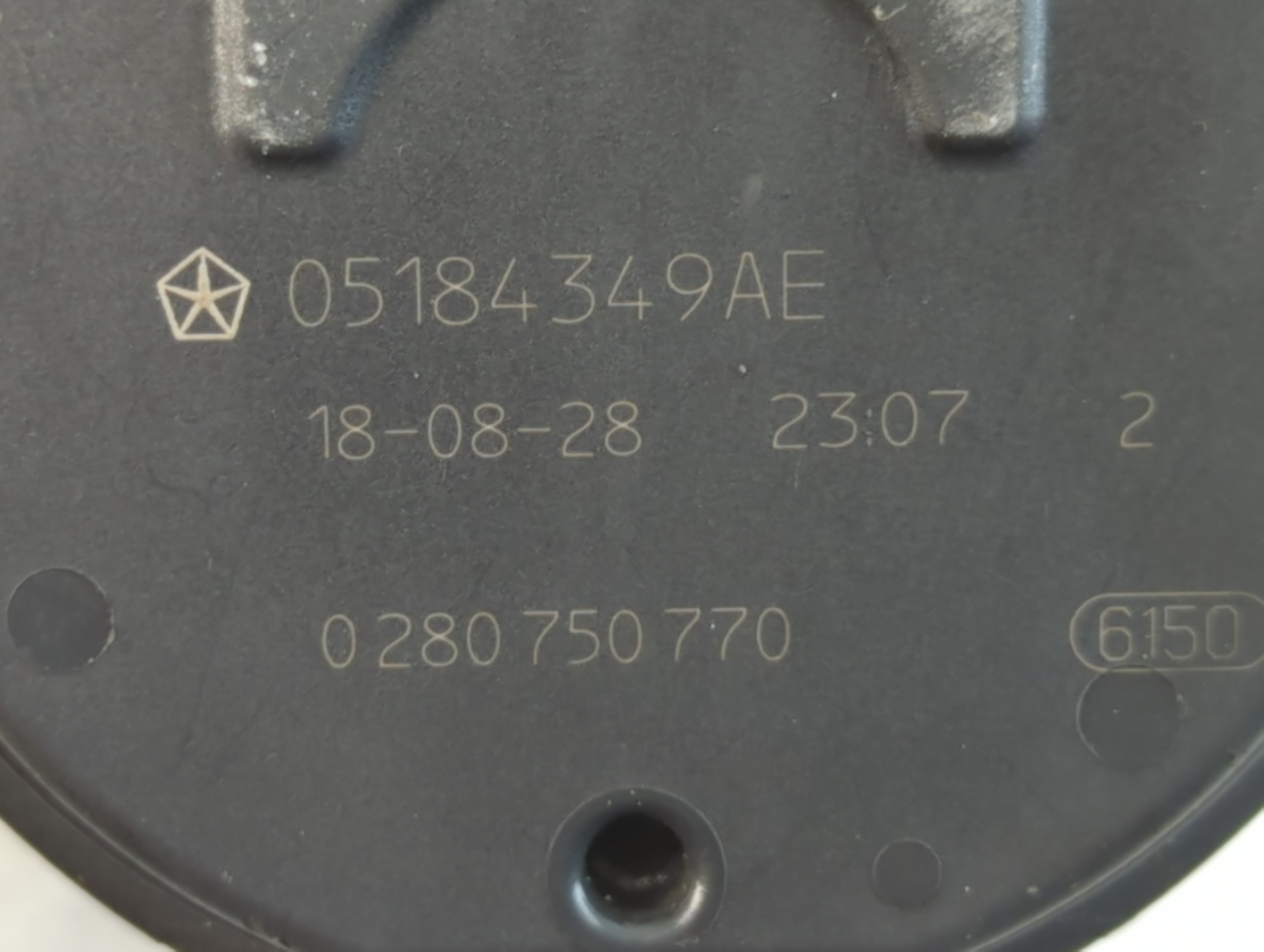 2011-2020 Dodge Grand Caravan Throttle Body P/N:0 280 750 770 05184349AE Fits OEM Used Auto Parts - Oemusedautoparts1.com