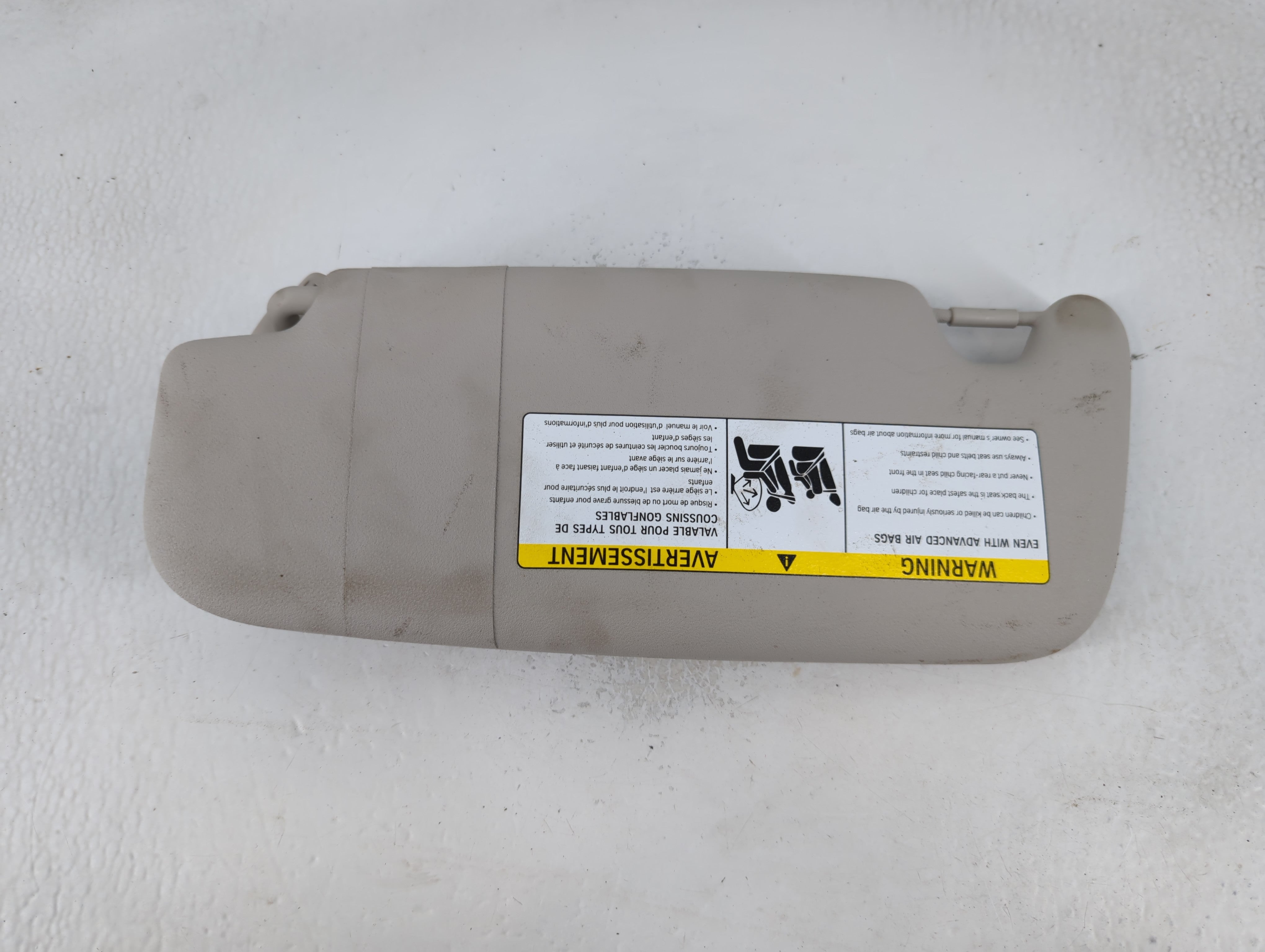 2016 Mini Cooper Sun Visor Shade Replacement Driver Left Mirror Fits OEM Used Auto Parts - Oemusedautoparts1.com