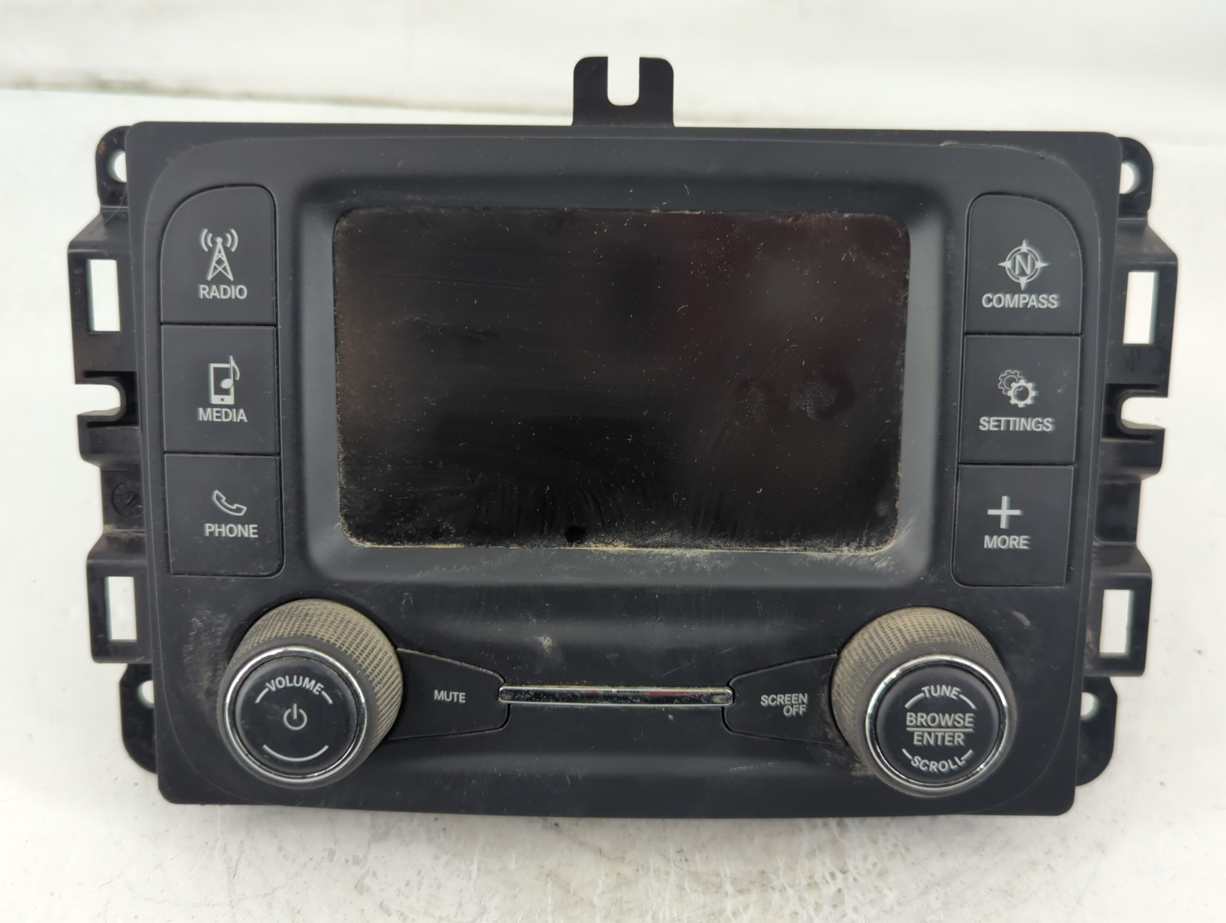 2018 Jeep Compass Radio AM FM Cd Player Receiver Replacement P/N:P68292817AJ Fits OEM Used Auto Parts - Oemusedautoparts1.com