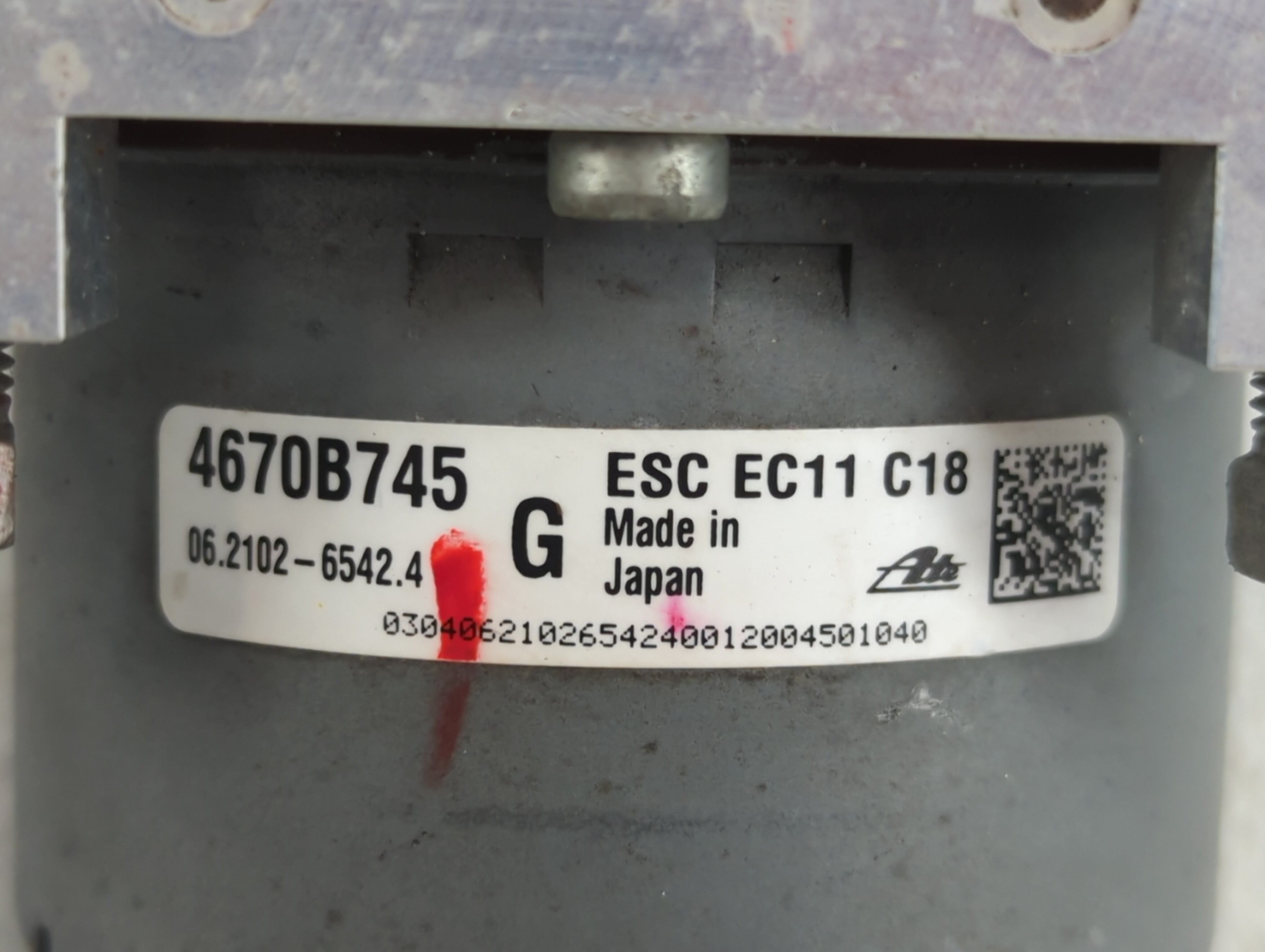 2020 Mitsubishi Outlander ABS Pump Control Module Replacement P/N:4670B745 Fits OEM Used Auto Parts - Oemusedautoparts1.com
