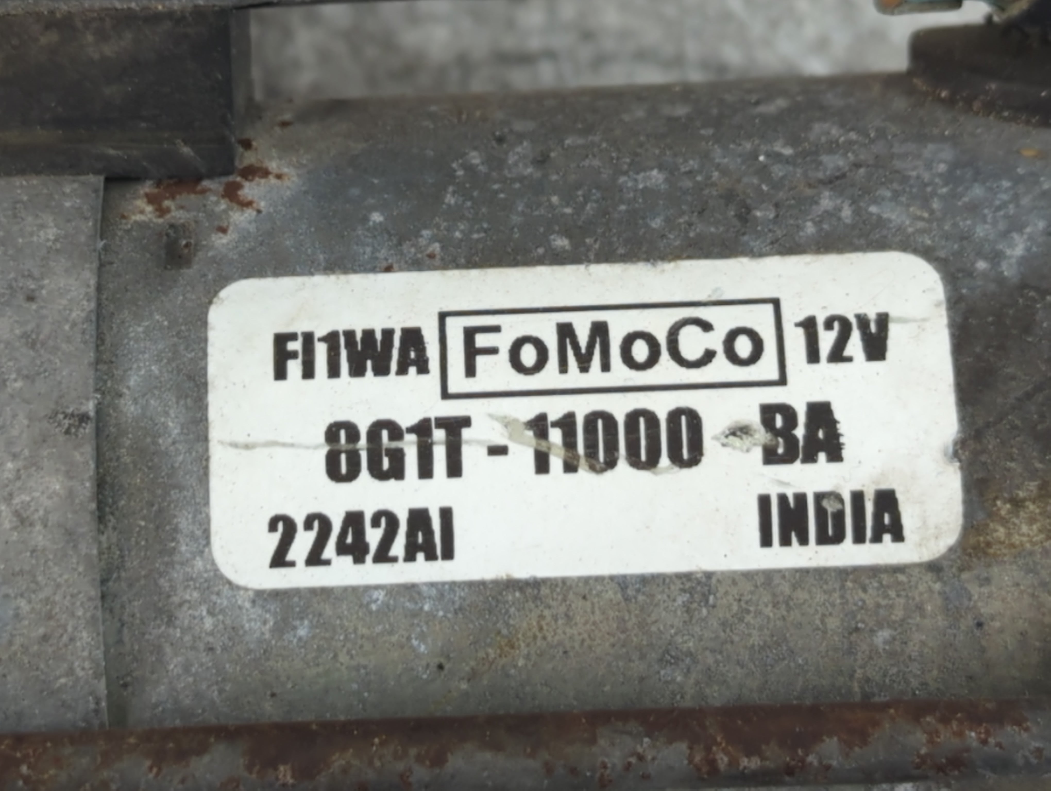 2007-2018 Lincoln Mkx Car Starter Motor Solenoid OEM P/N:8G1T-11000-BA Fits OEM Used Auto Parts - Oemusedautoparts1.com