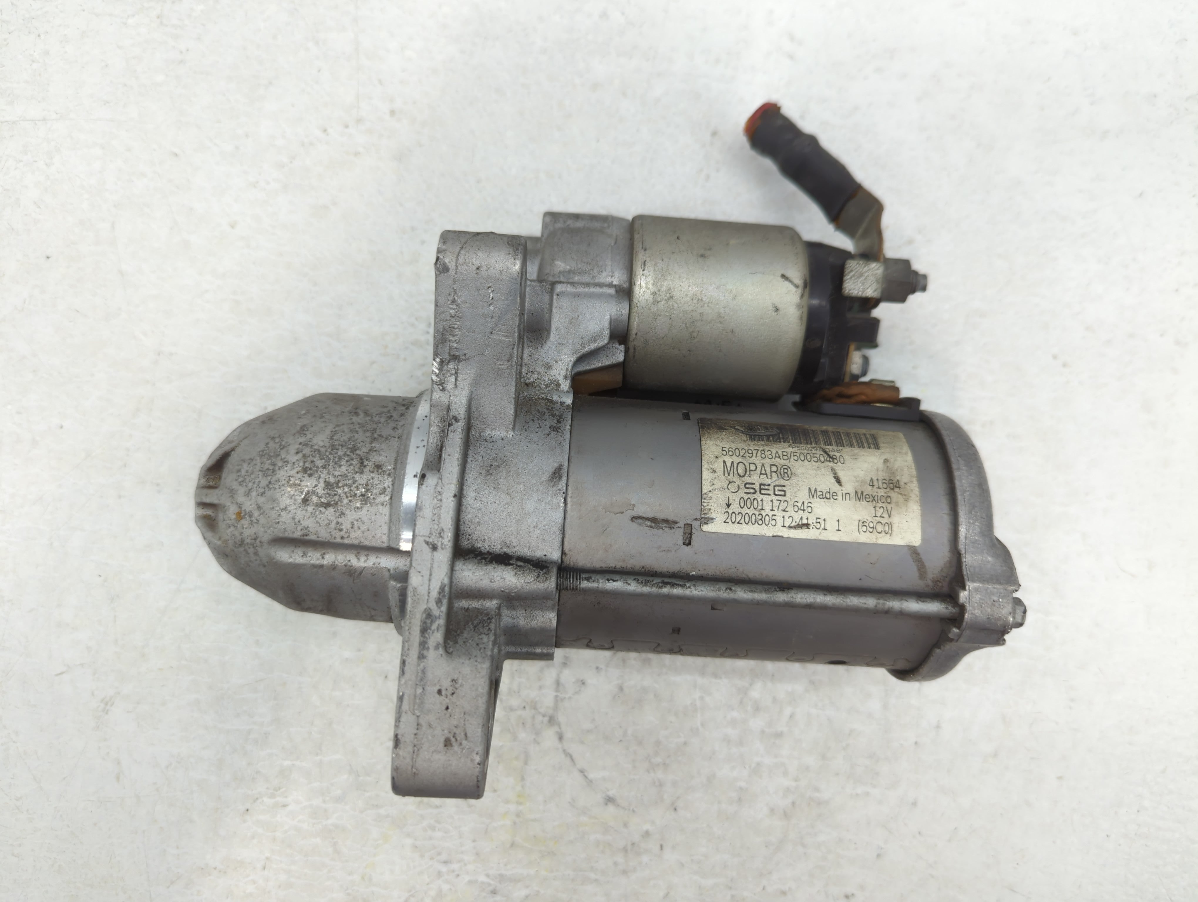 2017-2020 Jeep Compass Car Starter Motor Solenoid OEM P/N:0001 172 646 20200305 Fits Fits 2017 2018 2019 2020 2021 2022 OEM Used Auto Parts - Oemusedautoparts1.com
