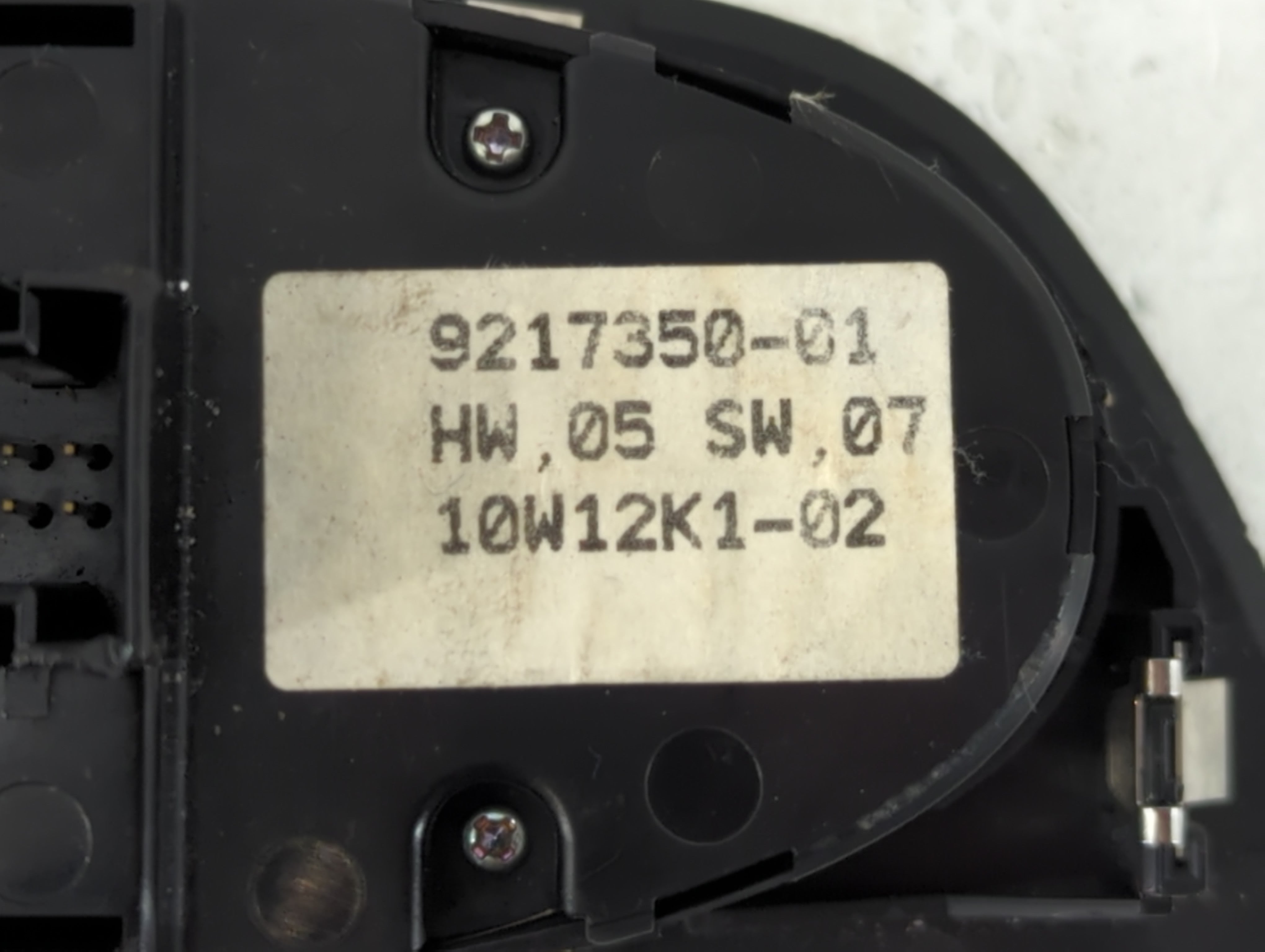 2007-2013 Bmw 328i Master Power Window Switch Replacement Driver Side Left P/N:9217326-05 Fits OEM Used Auto Parts - Oemusedautoparts1.com
