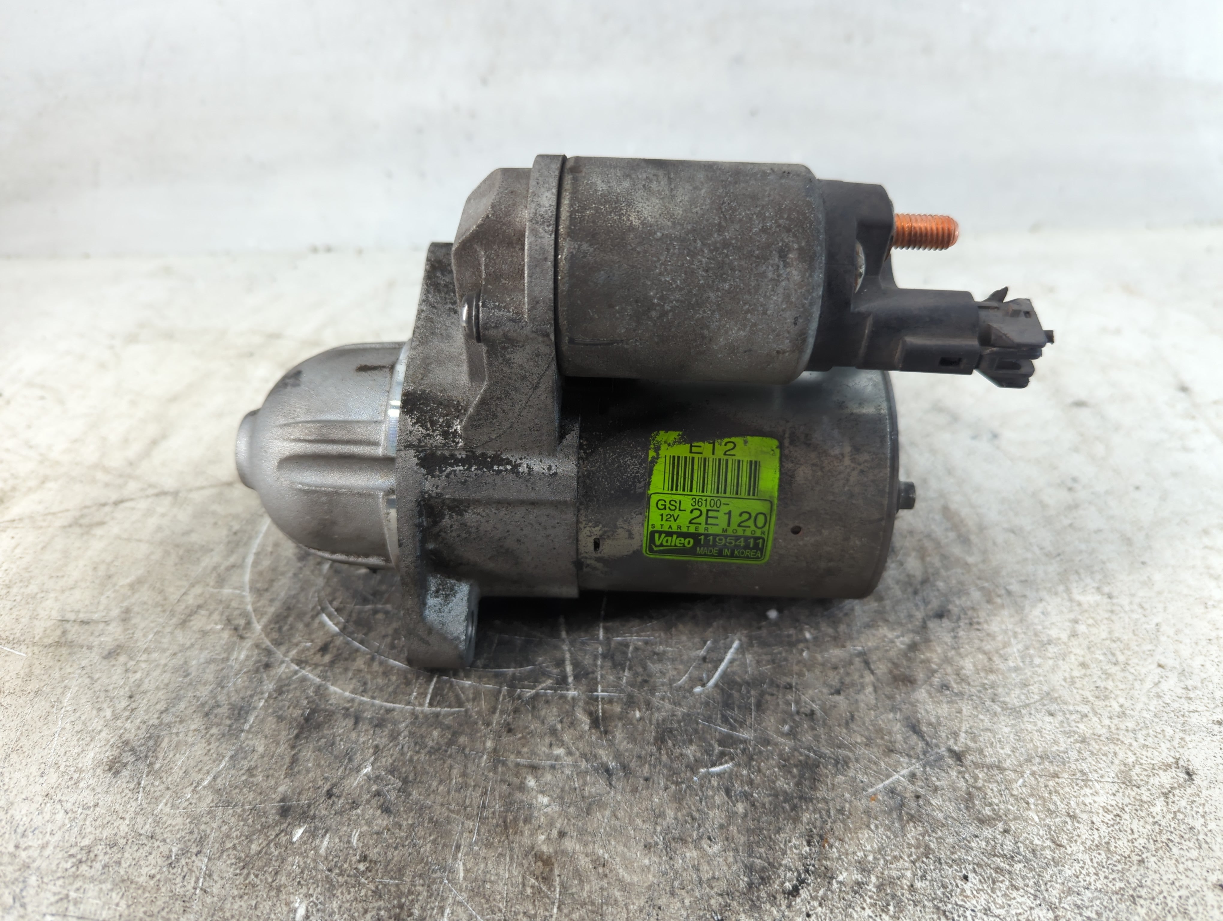 2014-2016 Kia Forte Car Starter Motor Solenoid OEM P/N:1195411 36100-2E120 Fits Fits 2012 2013 2014 2015 2016 OEM Used Auto Parts - Oemusedautoparts1.com