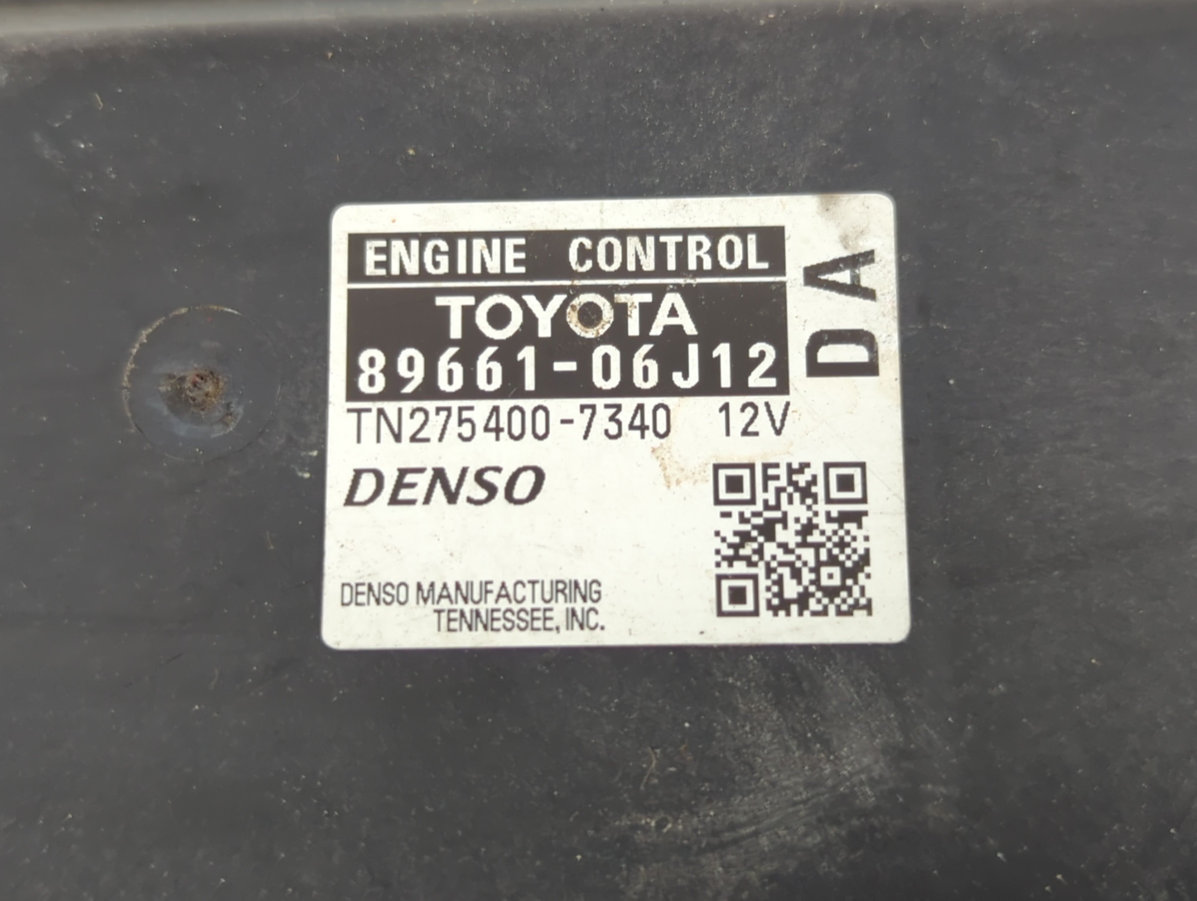 2010-2011 Toyota Camry PCM Engine Control Computer ECU ECM PCU OEM P/N:89661-06J12 Fits Fits 2010 2011 OEM Used Auto Parts - Oemusedautoparts1.com
