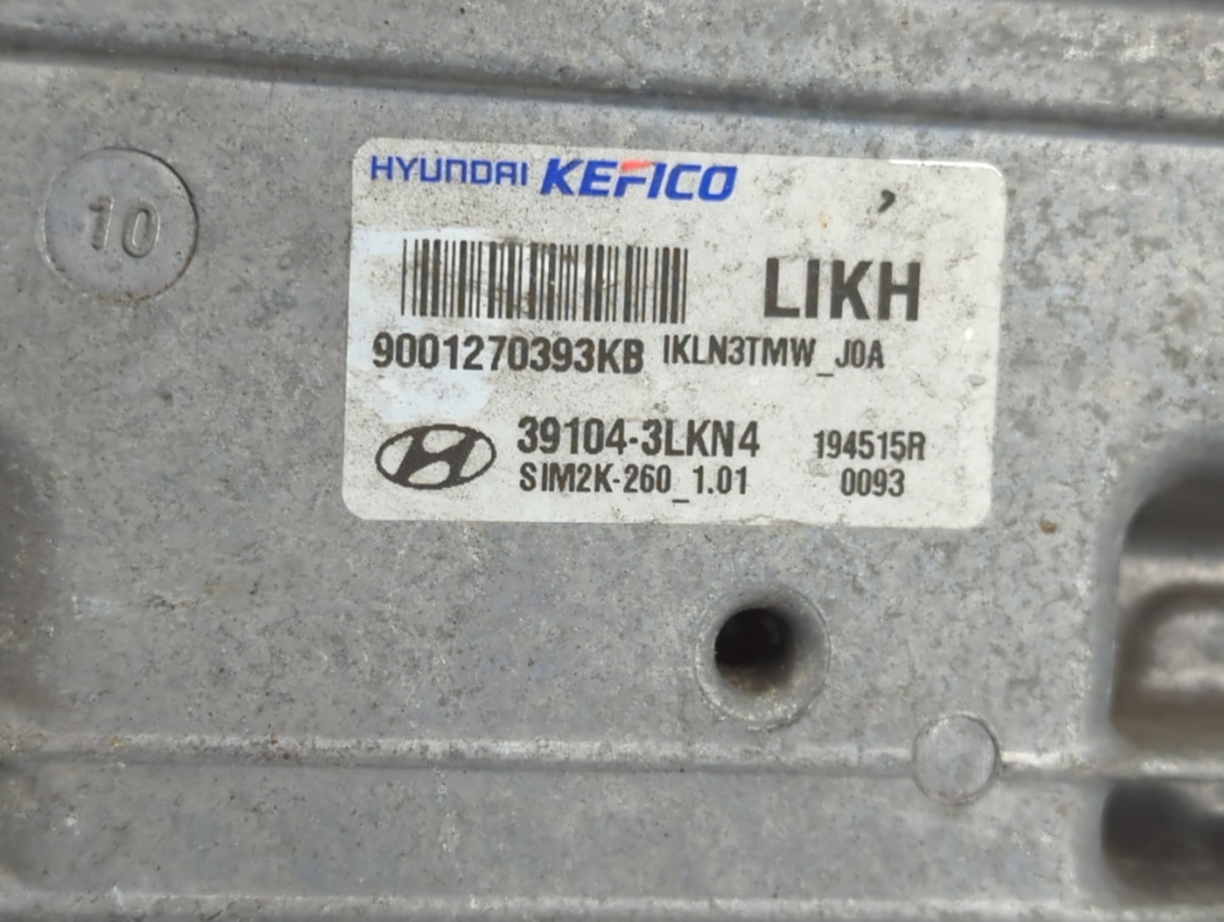 2020-2021 Genesis G70 PCM Engine Control Computer ECU ECM PCU OEM P/N:39104-3LKN4 Fits Fits 2020 2021 OEM Used Auto Parts - Oemusedautoparts1.com