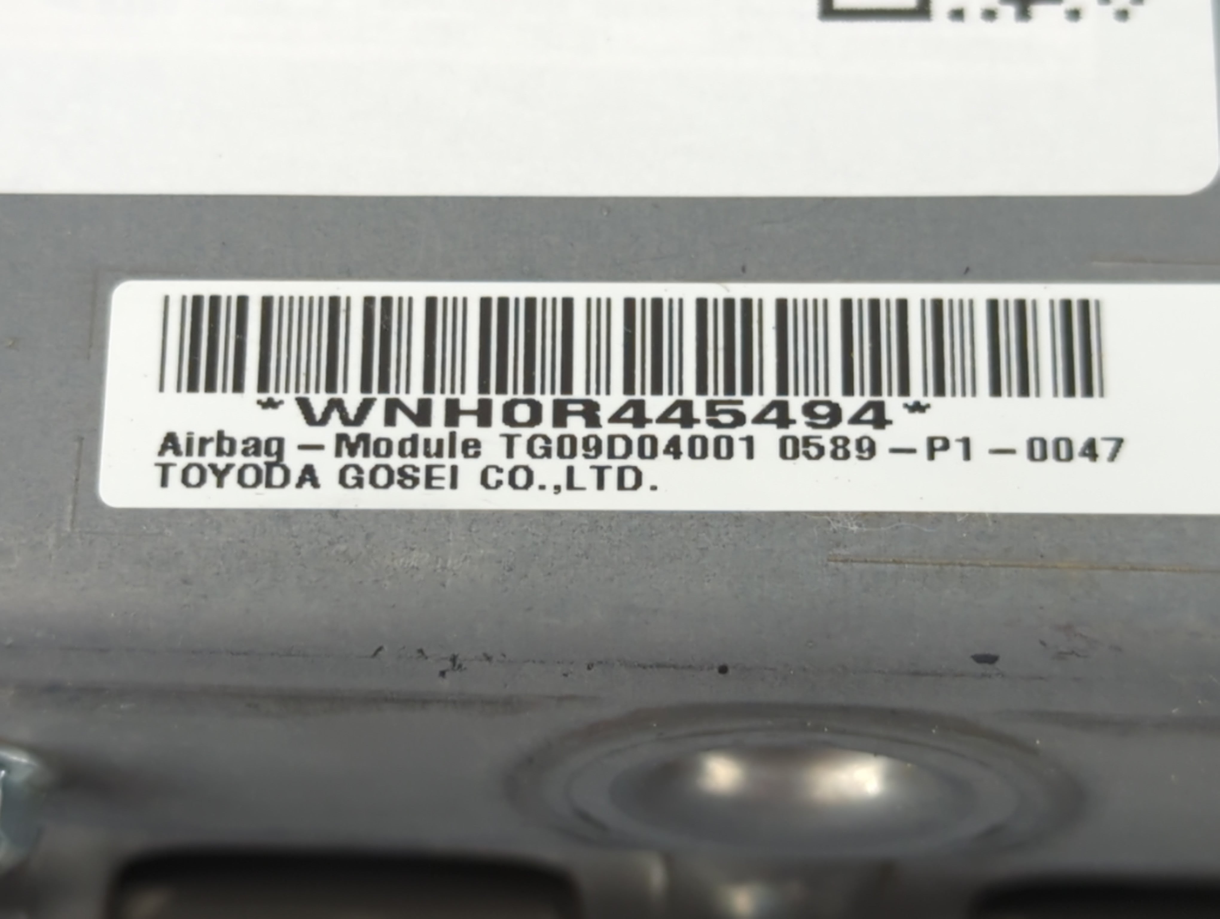 2015 Subaru Forester Air Bag Driver Left Knee OEM P/N:445494 0589-P1-0047 Fits OEM Used Auto Parts - Oemusedautoparts1.com
