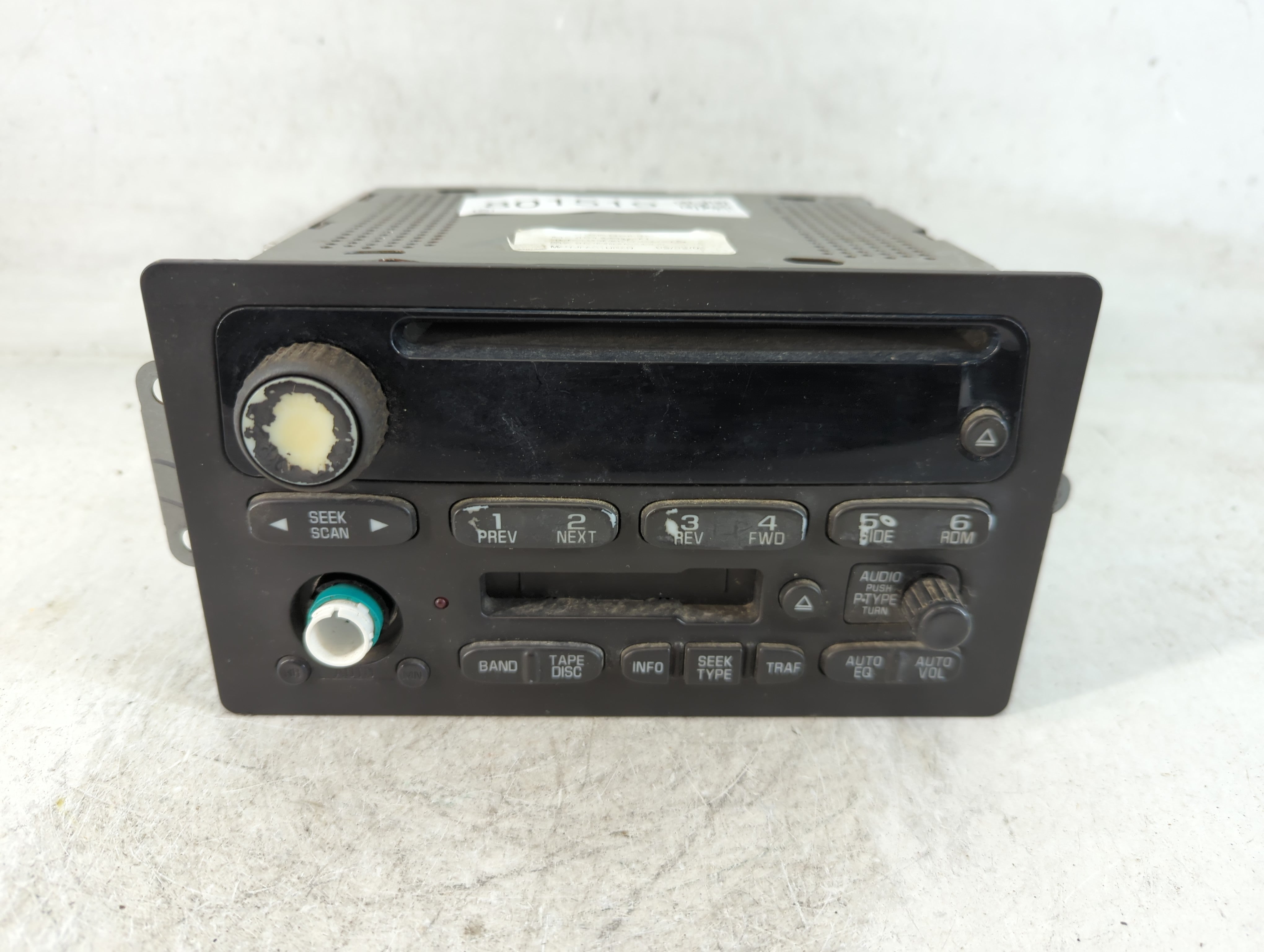 2003-2005 Cadillac Escalade Esv Radio AM FM Cd Player Receiver Replacement P/N:15138489 Fits Fits 2003 2004 2005 OEM Used Auto Parts - Oemusedautoparts1.com
