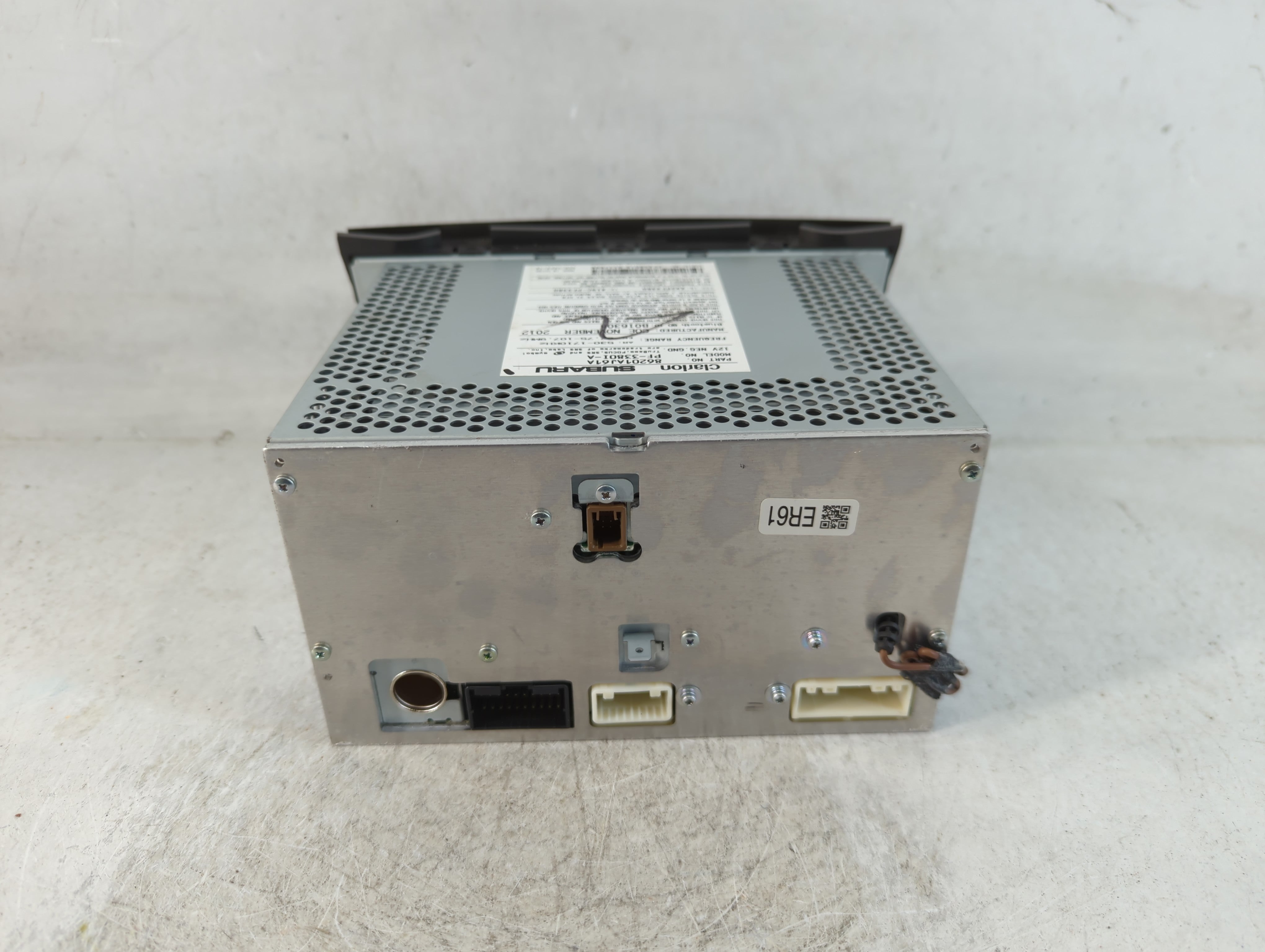 2012-2014 Subaru Legacy Radio AM FM Cd Player Receiver Replacement P/N:86201AJ61A Fits Fits 2012 2013 2014 OEM Used Auto Parts - Oemusedautoparts1.com