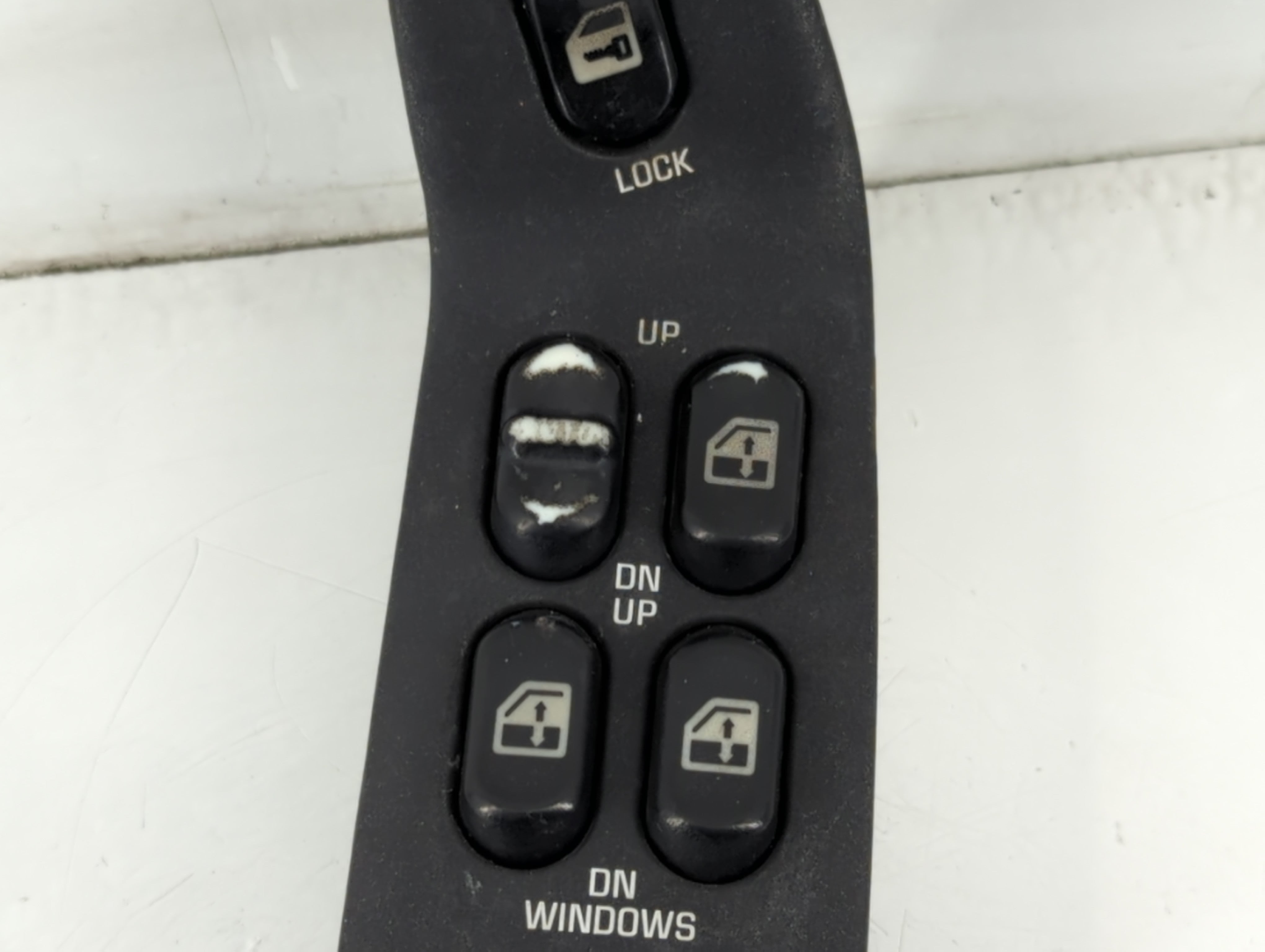 1997 Oldsmobile Achieva Master Power Window Switch Replacement Driver Side Left Fits OEM Used Auto Parts - Oemusedautoparts1.com