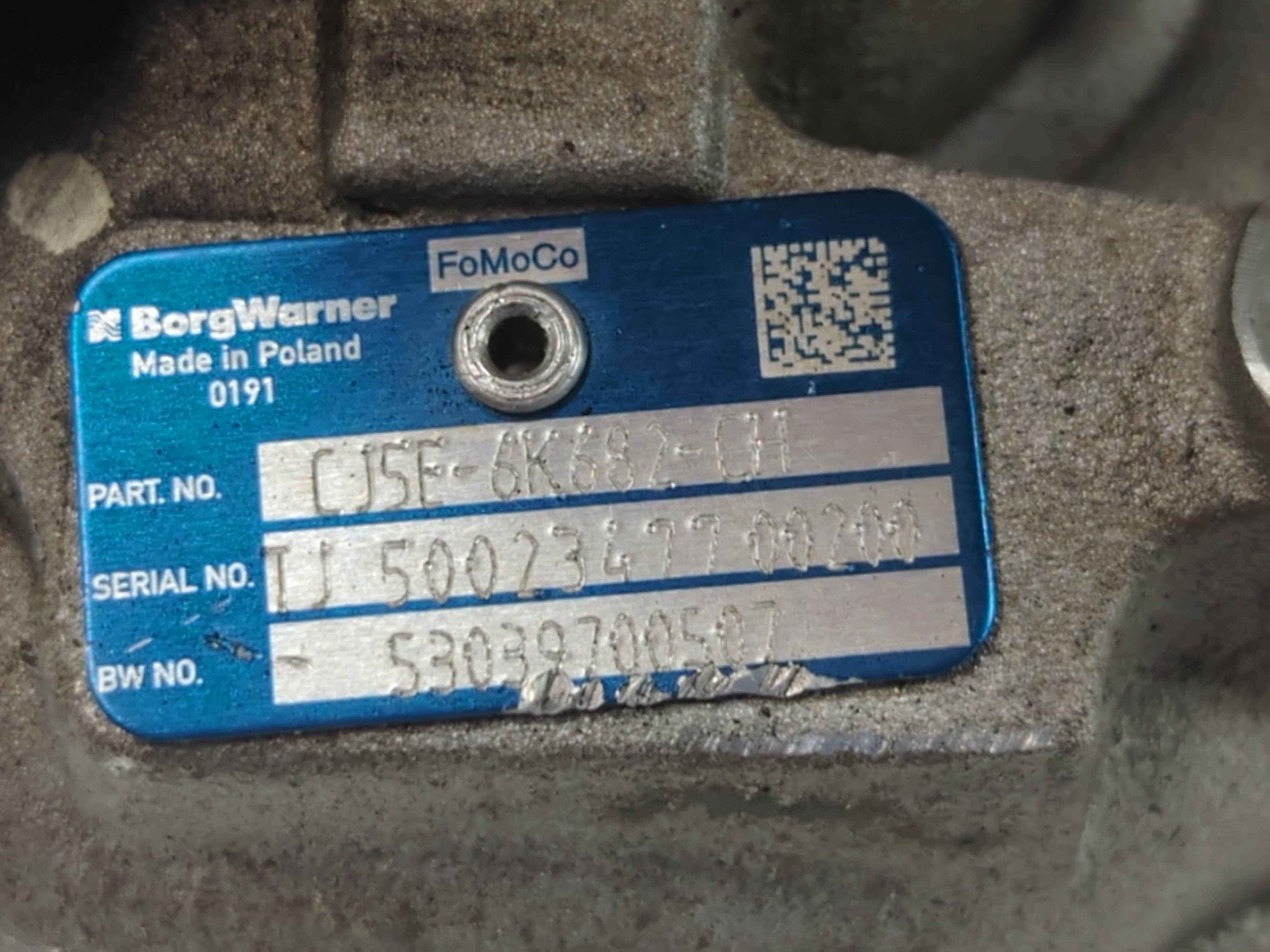 2013 Ford Focus Turbocharger Turbo Charger Super Charger Supercharger - Oemusedautoparts1.com