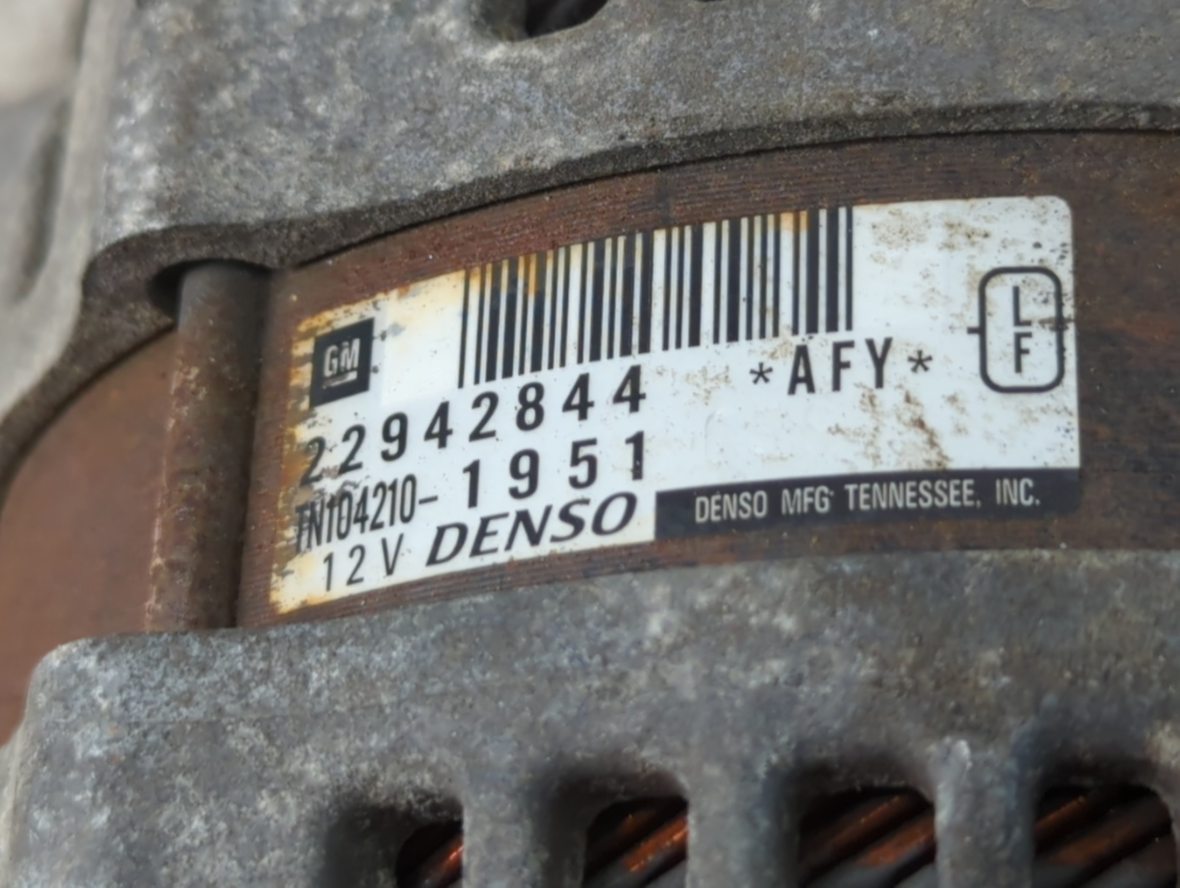 2019 Gmc Yukon Xl 1500 Alternator Replacement Generator Charging Assembly Engine OEM P/N:22942844 Fits OEM Used Auto Parts - Oemusedautoparts1.com
