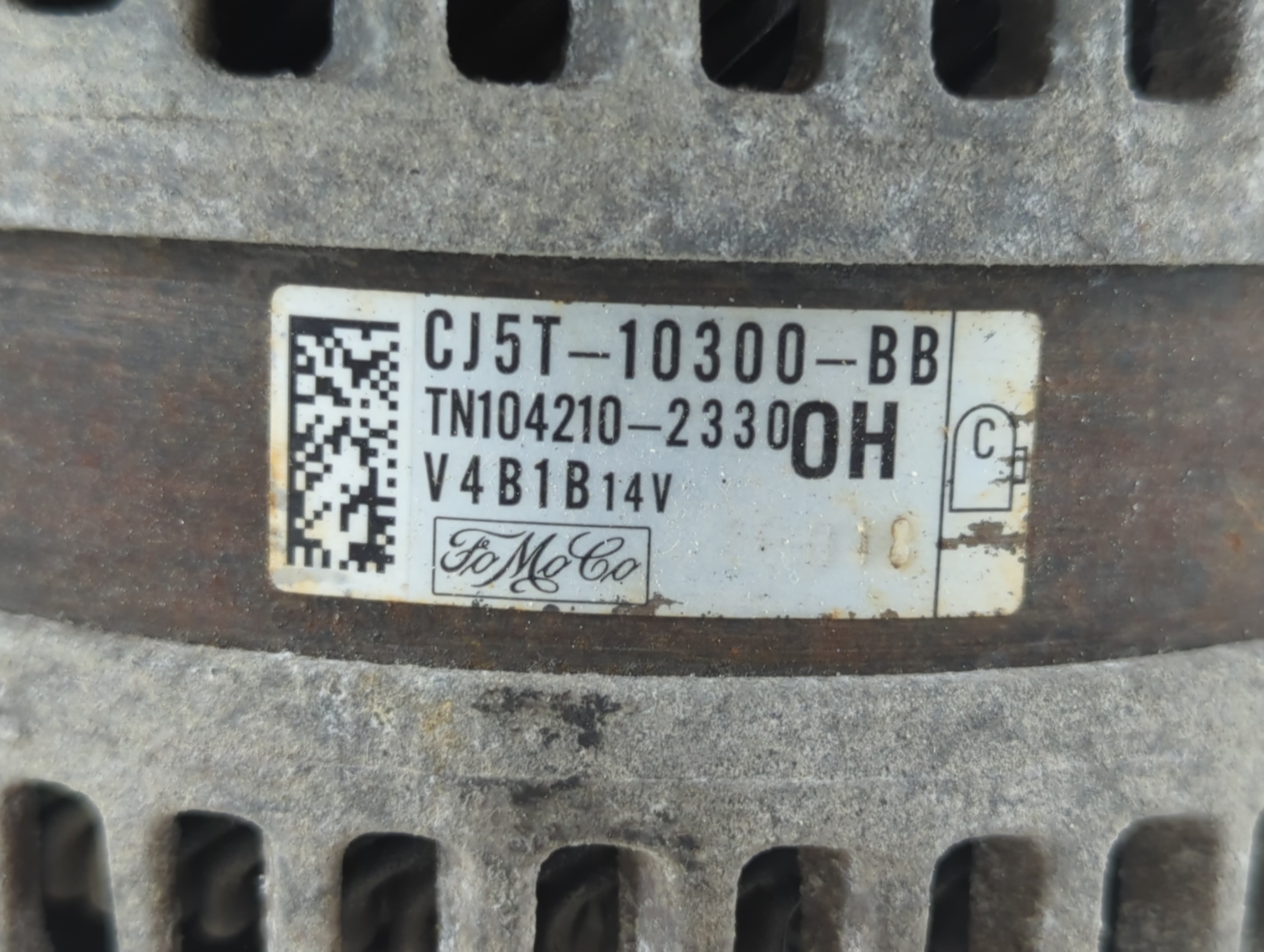 2013-2019 Ford Escape Alternator Replacement Generator Charging Assembly Engine OEM P/N:CJ5T-10300-BB Fits OEM Used Auto Parts - Oemusedautoparts1.com