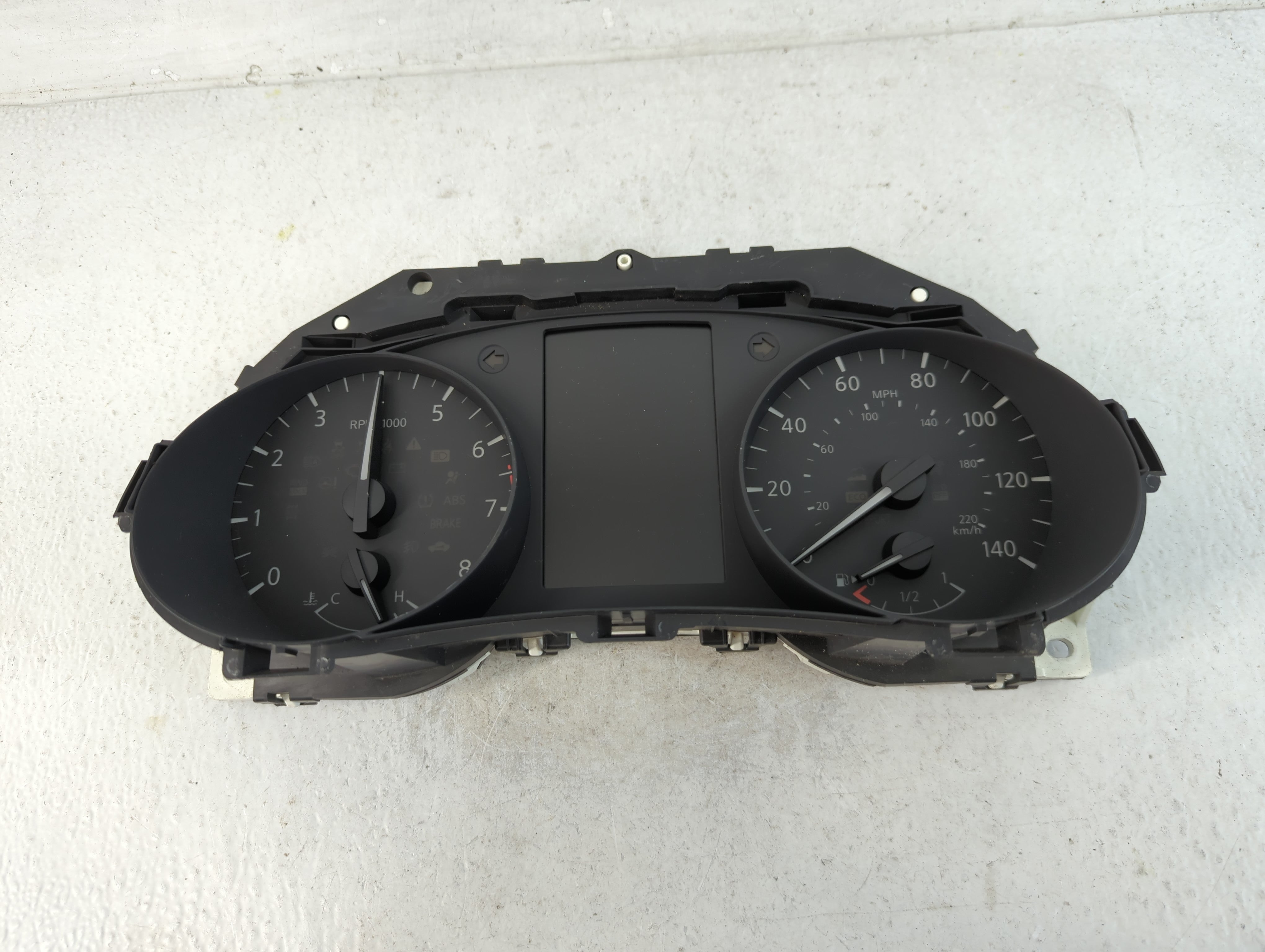 2016 Nissan Rogue Instrument Cluster Speedometer Gauges P/N:974P 5HA8A Fits OEM Used Auto Parts - Oemusedautoparts1.com