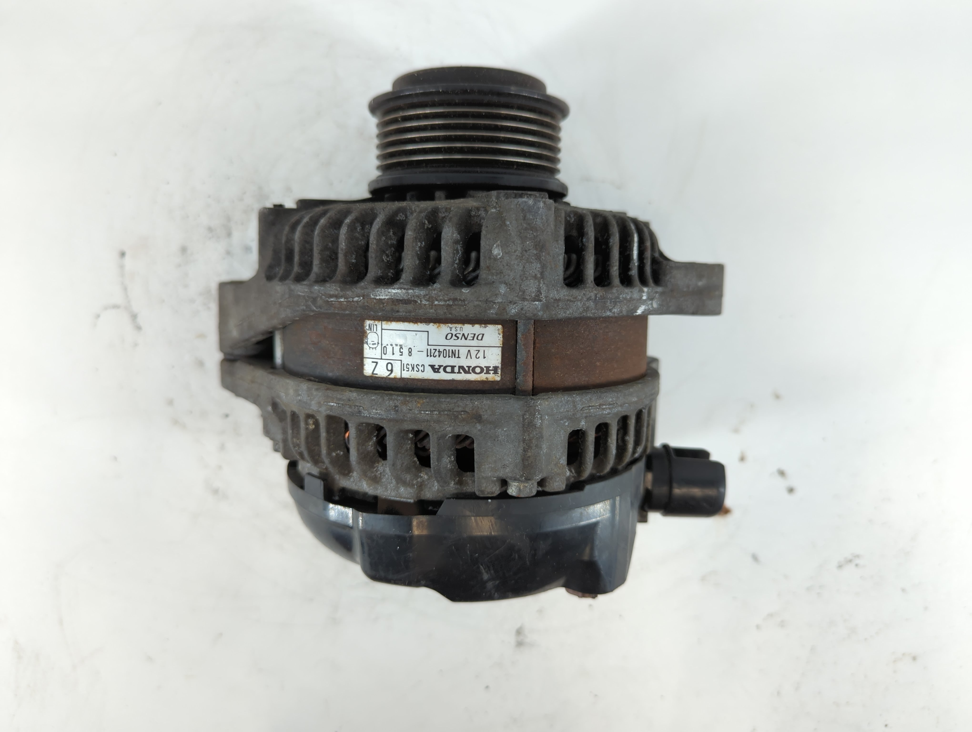 2014-2020 Acura Mdx Alternator Replacement Generator Charging Assembly Engine OEM P/N:TN104211-8510 Fits OEM Used Auto Parts - Oemusedautoparts1.com