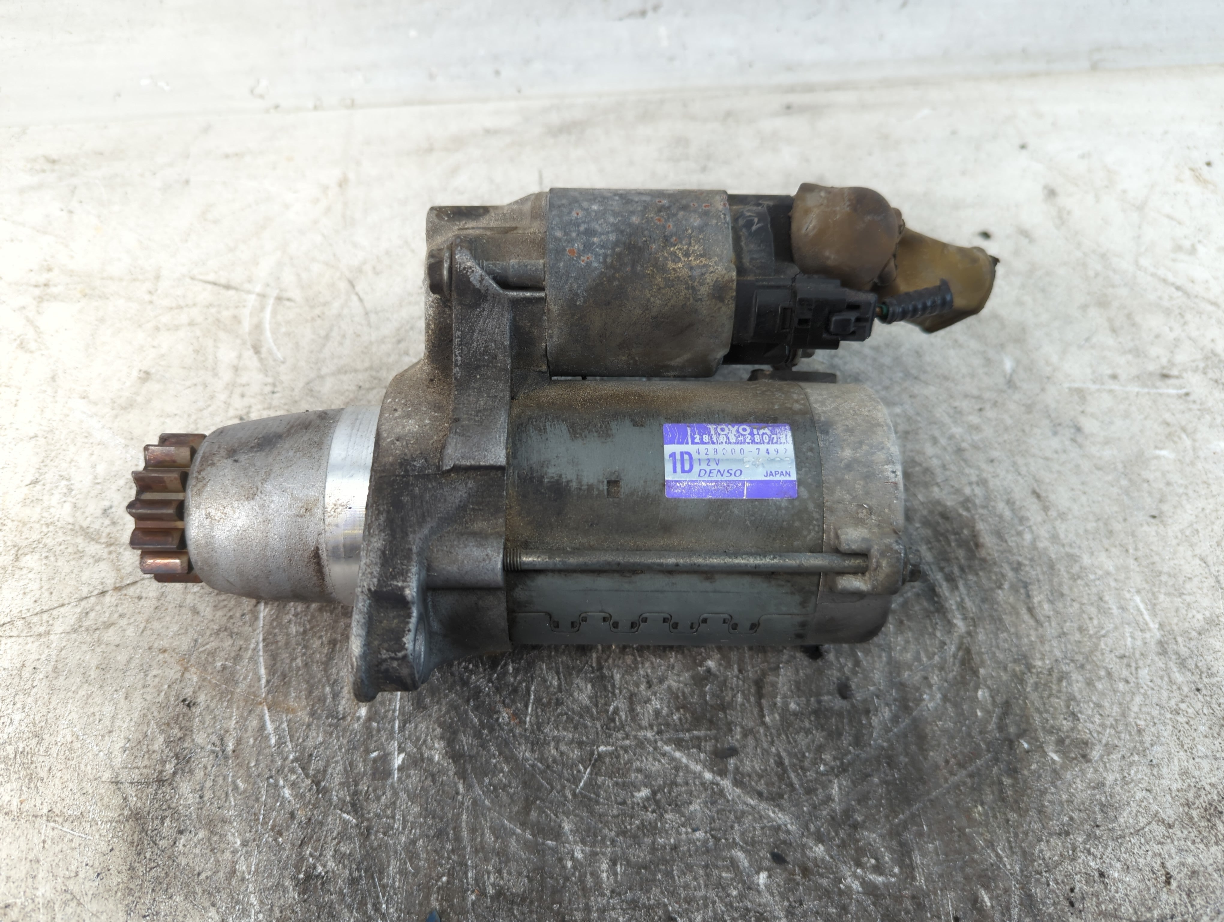2009-2012 Toyota Highlander Car Starter Motor Solenoid OEM P/N:28100-27072 Fits Fits 2009 2010 2011 2012 2016 2018 2019 2020 2021 OEM Used Auto Parts - Oemusedautoparts1.com