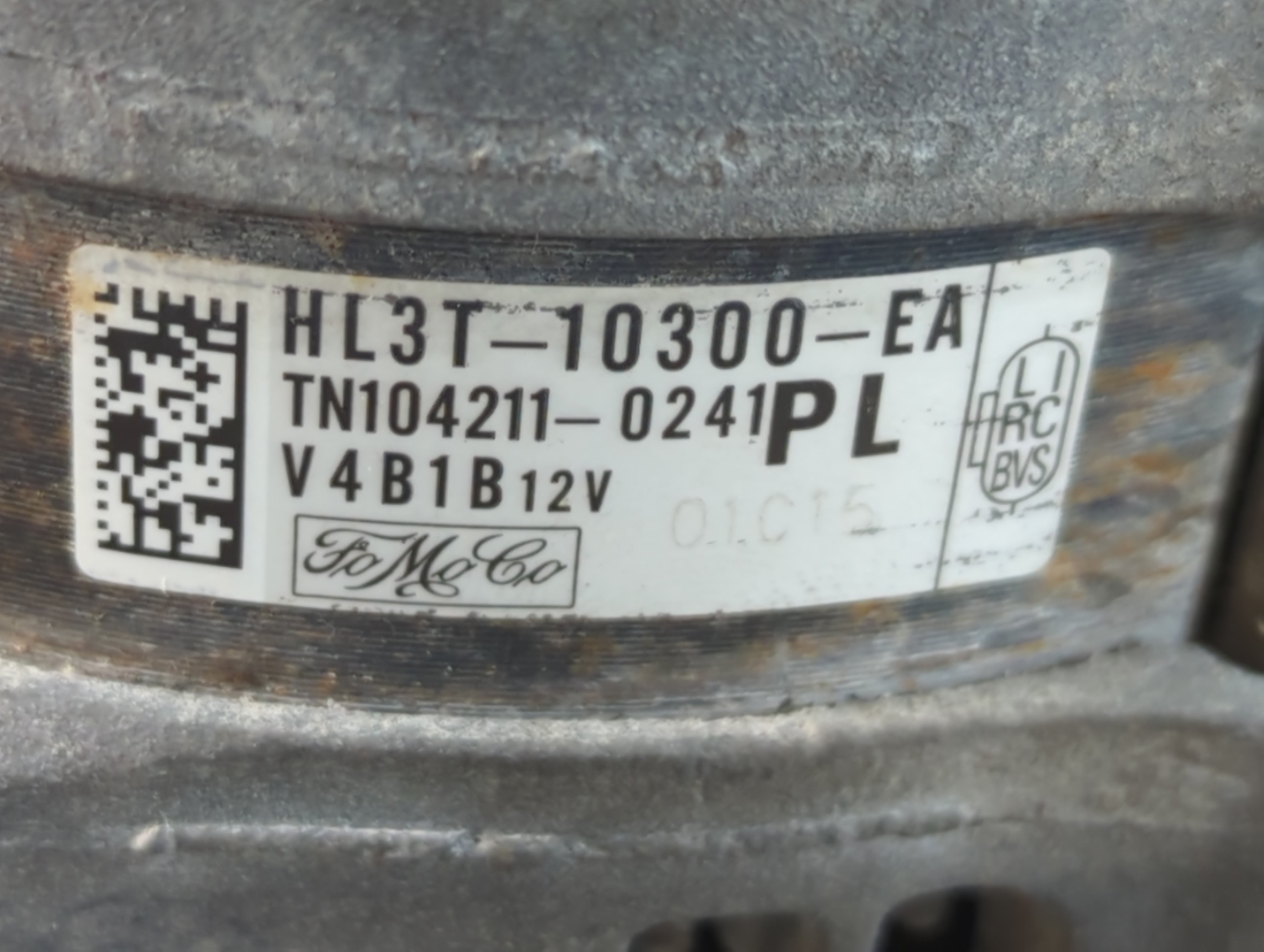 2019 Ford F-150 Alternator Replacement Generator Charging Assembly Engine OEM P/N:HL3T-10300-EA Fits OEM Used Auto Parts - Oemusedautoparts1.com