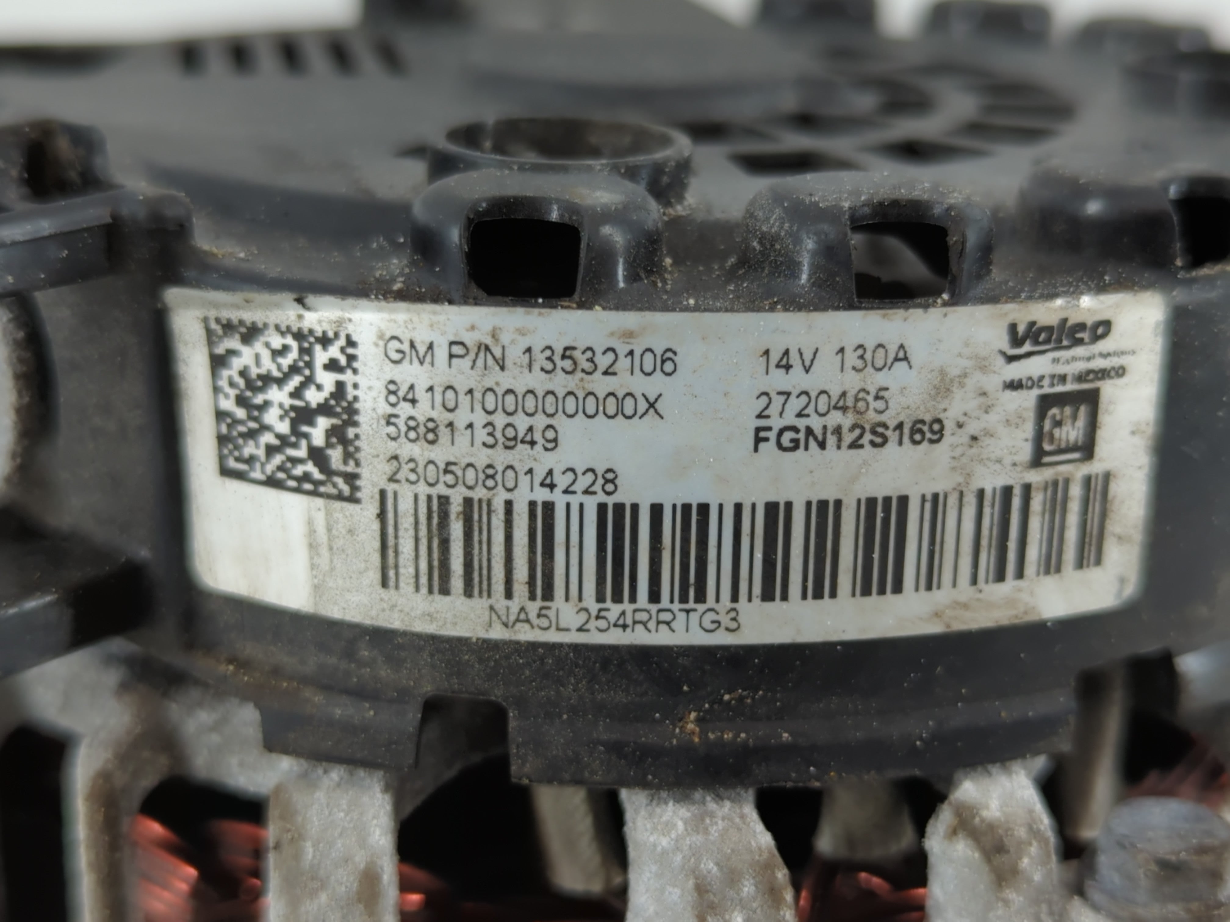 2023 Chevrolet Malibu Alternator Replacement Generator Charging Assembly Engine OEM P/N:13532106 Fits OEM Used Auto Parts - Oemusedautoparts1.com