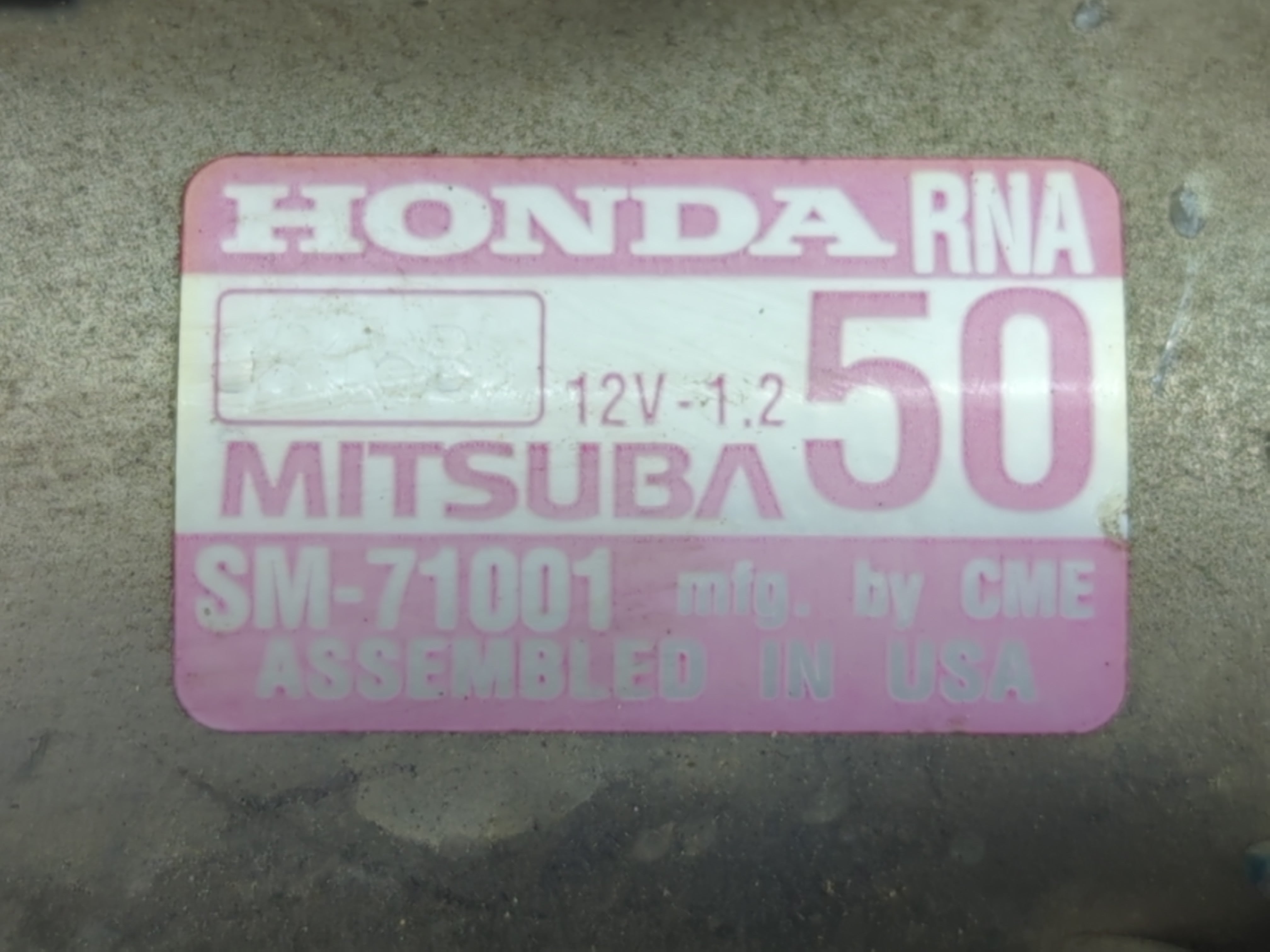 2006-2011 Honda Civic Car Starter Motor Solenoid OEM P/N:SM-71001 Fits Fits 2006 2007 2008 2009 2010 2011 OEM Used Auto Parts - Oemusedautoparts1.com