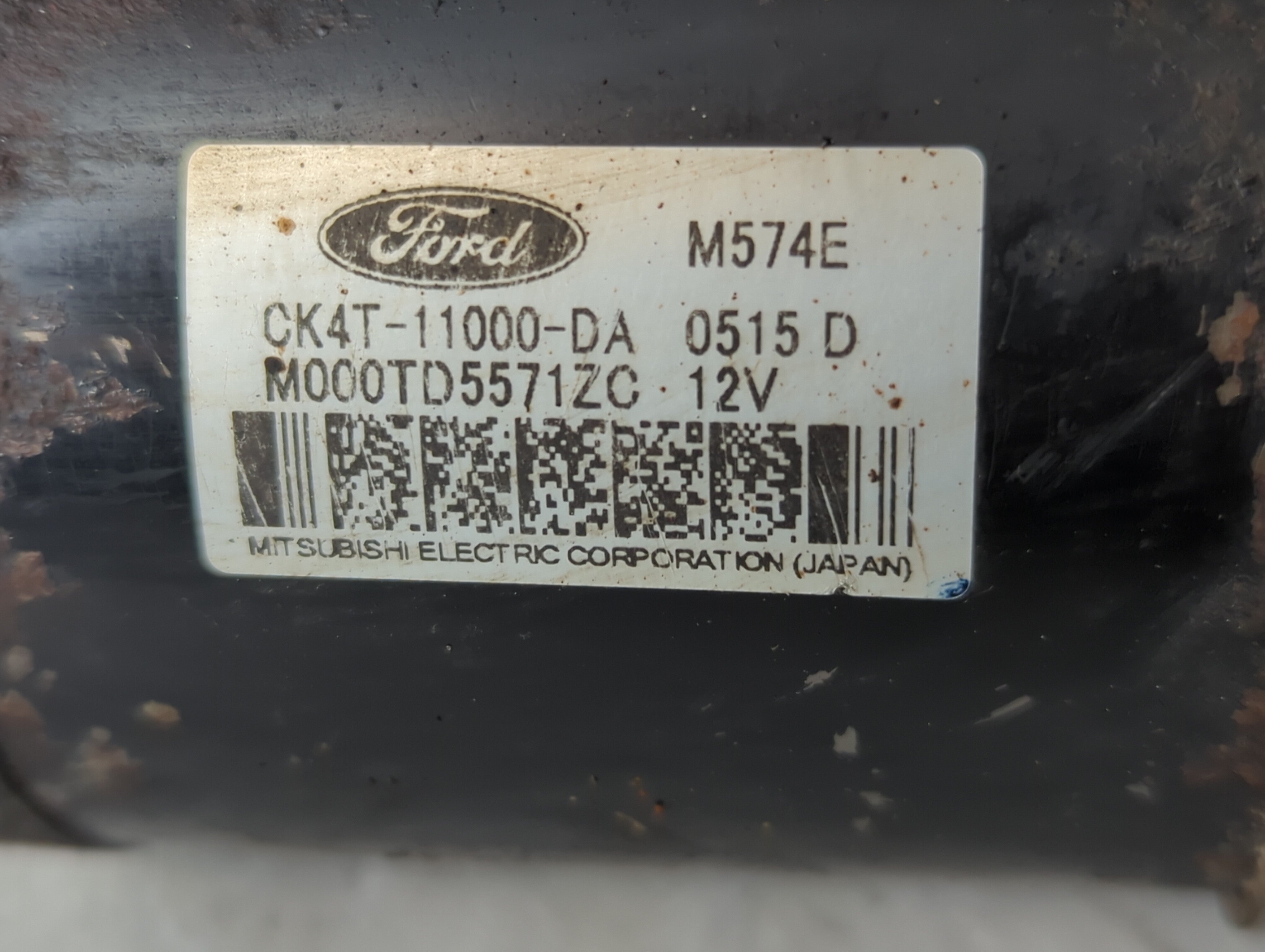 2015-2017 Ford F-150 Car Starter Motor Solenoid OEM P/N:M000TD5571ZC CK4T-11000-DA, 591972 Fits Fits 2015 2016 2017 2018 2019 2020 OEM Used Auto Parts - Oemusedautoparts1.com