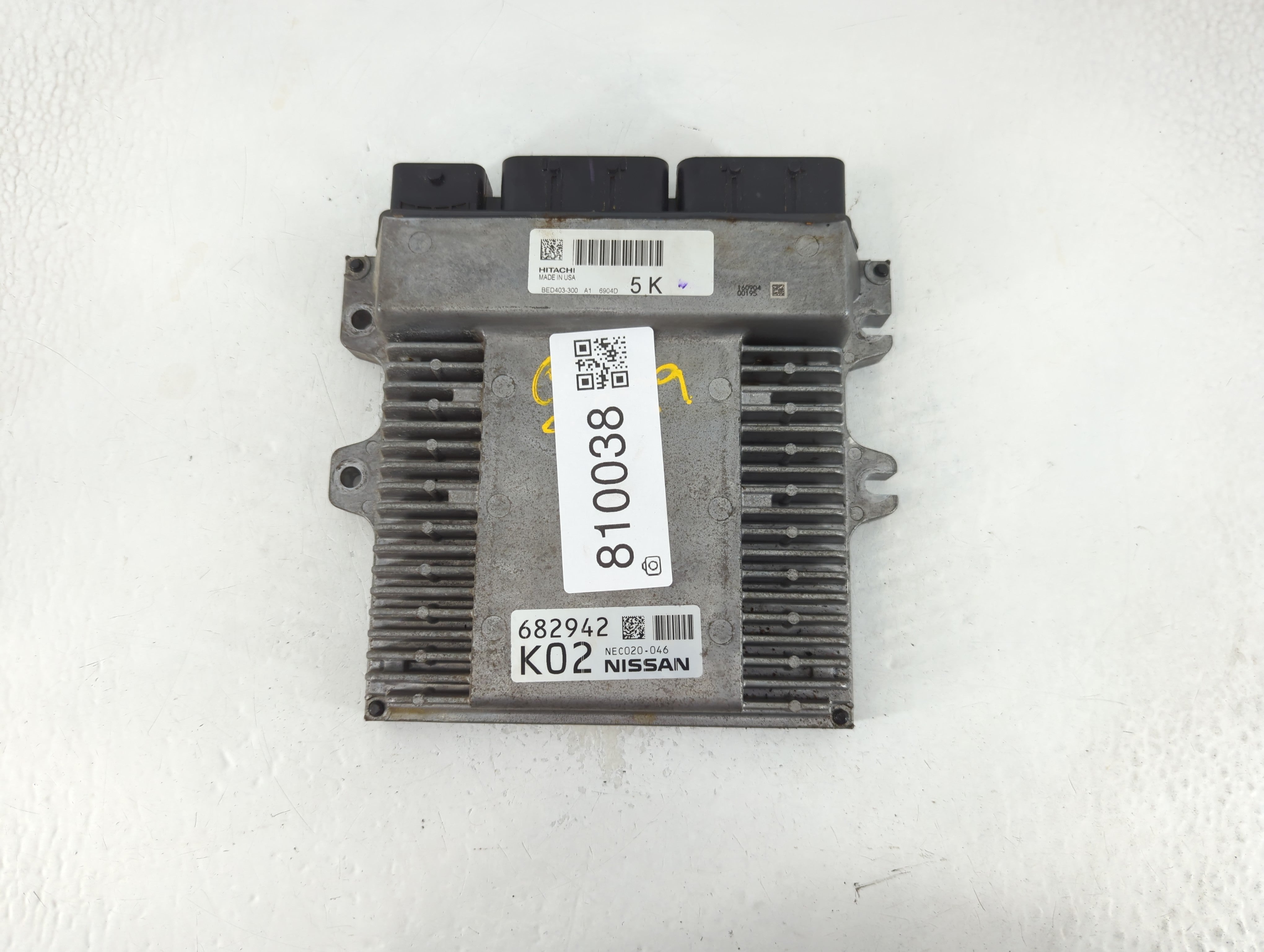 2017 Infiniti Qx60 PCM Engine Control Computer ECU ECM PCU OEM P/N:BED403-300 A1 Fits OEM Used Auto Parts - Oemusedautoparts1.com