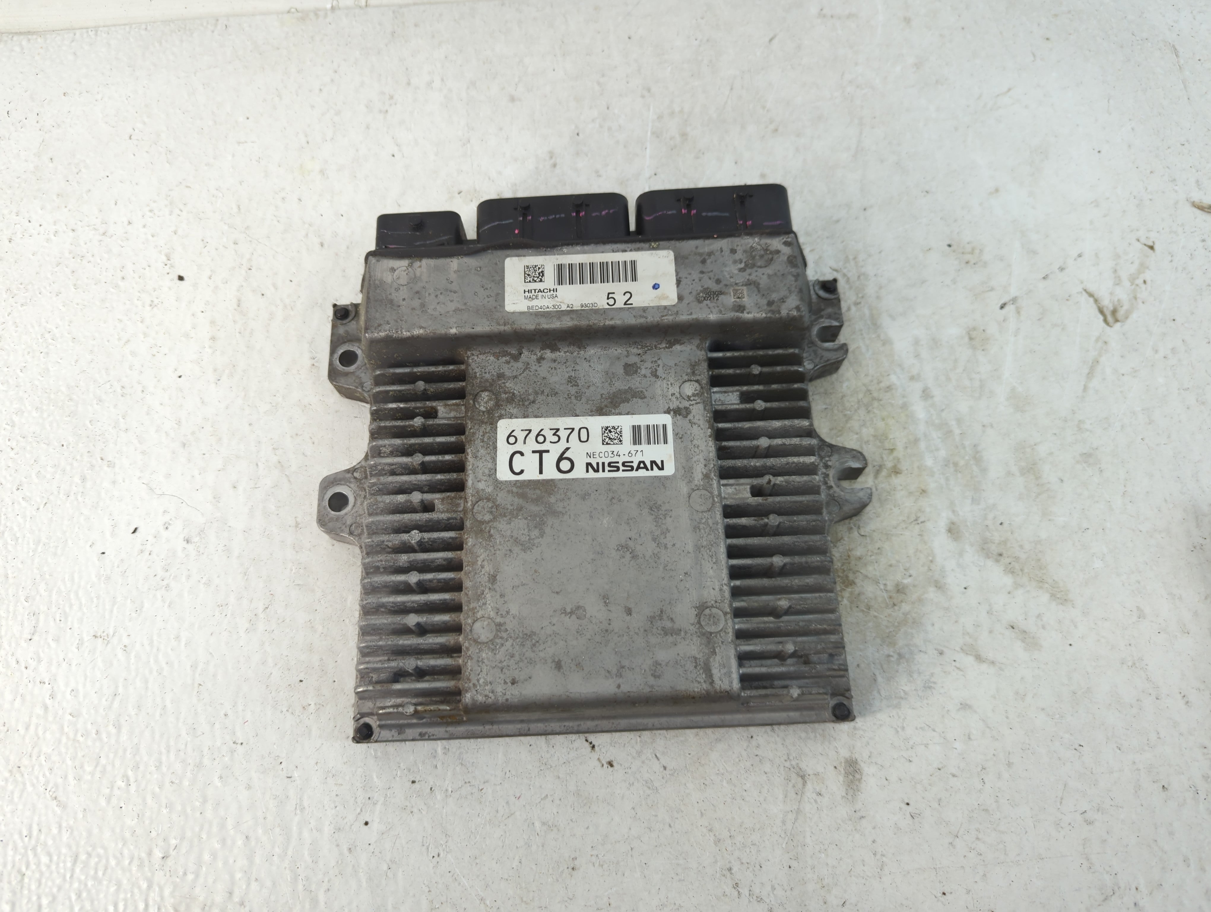 2018-2020 Infiniti Qx60 PCM Engine Control Computer ECU ECM PCU OEM P/N:BED40A-300 A2 NEC034-671 Fits Fits 2018 2019 2020 OEM Used Auto Parts - Oemusedautoparts1.com