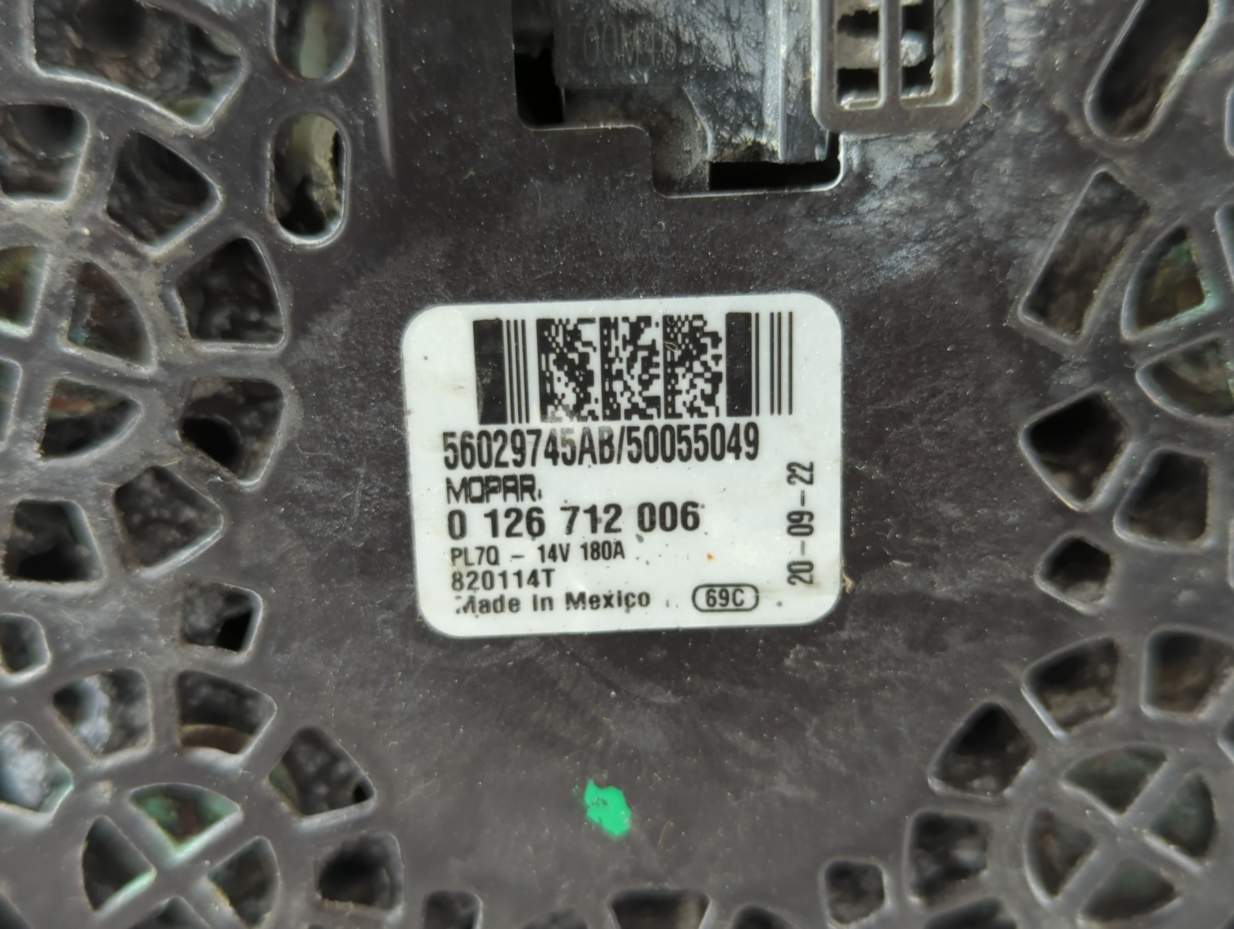 2011-2017 Mitsubishi Outlander Sport Alternator Replacement Generator Charging Assembly Engine OEM P/N:0 126 712 006 Fits OEM Used Auto Parts - Oemusedautoparts1.com