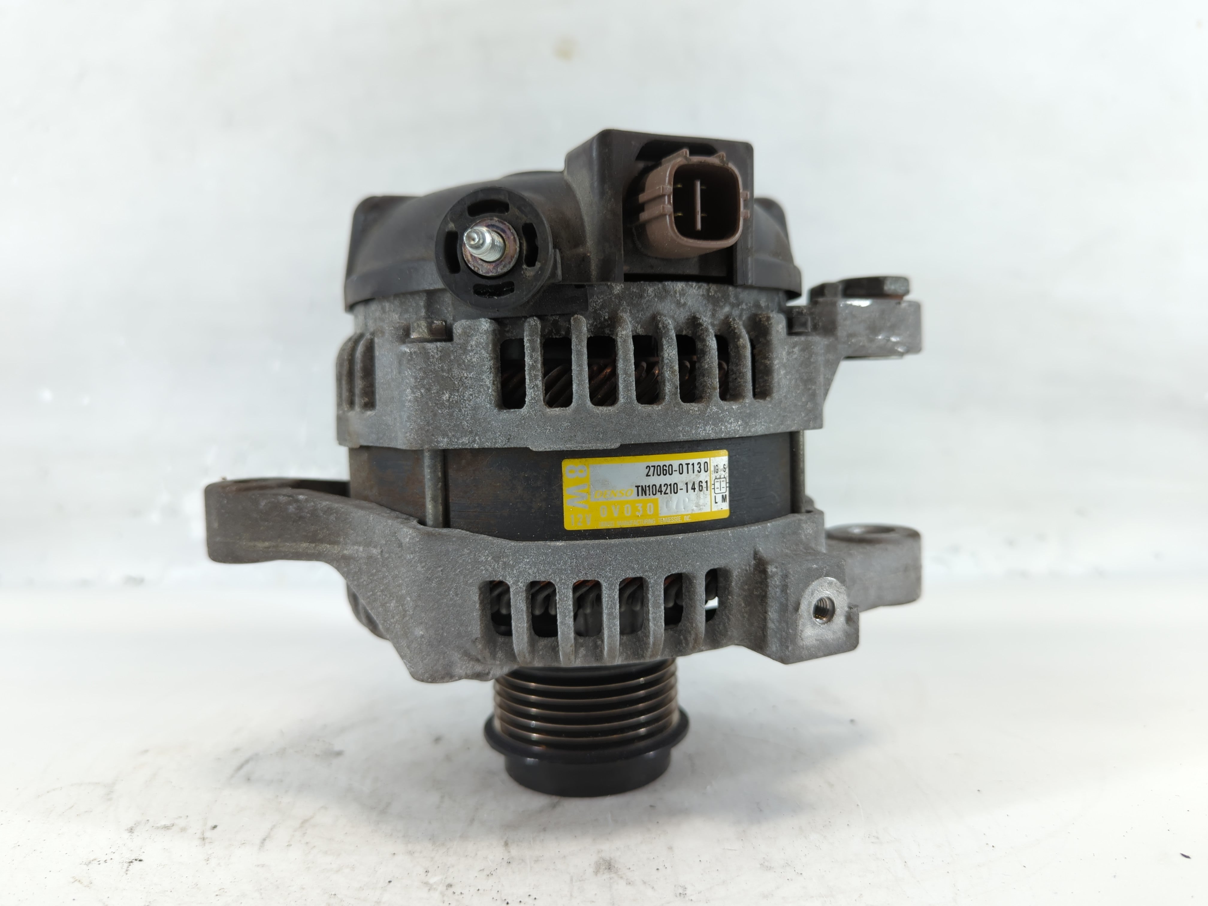 2011-2013 Toyota Corolla Alternator Replacement Generator Charging Assembly Engine OEM P/N:27060-0T130 Fits OEM Used Auto Parts - Oemusedautoparts1.com