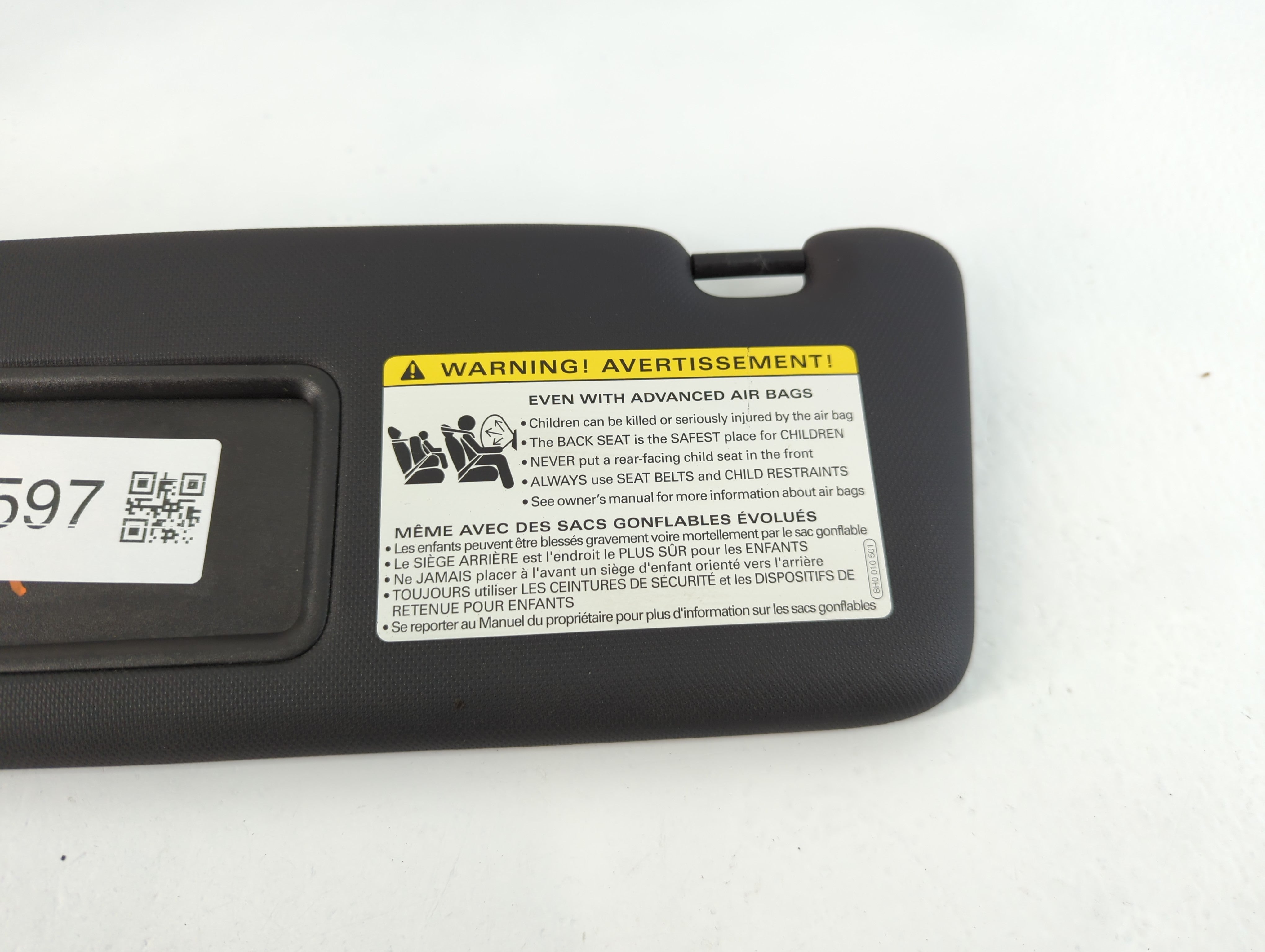 2013-2016 Audi S4 Sun Visor Shade Replacement Driver Left Mirror Fits Fits 2013 2014 2015 2016 OEM Used Auto Parts - Oemusedautoparts1.com