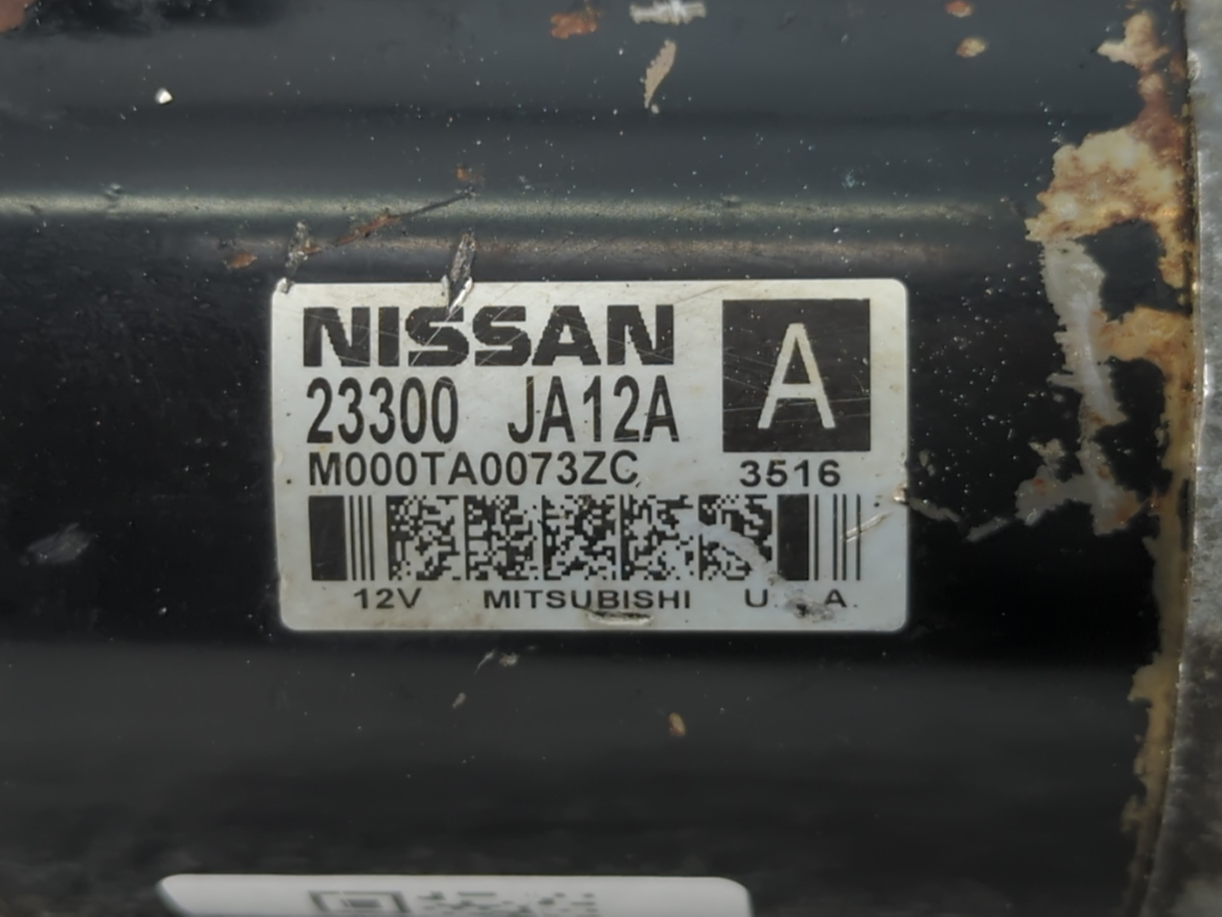 2013-2017 Nissan Pathfinder Car Starter Motor Solenoid OEM P/N:23300 JA12A Fits Fits 2013 2014 2017 OEM Used Auto Parts - Oemusedautoparts1.com