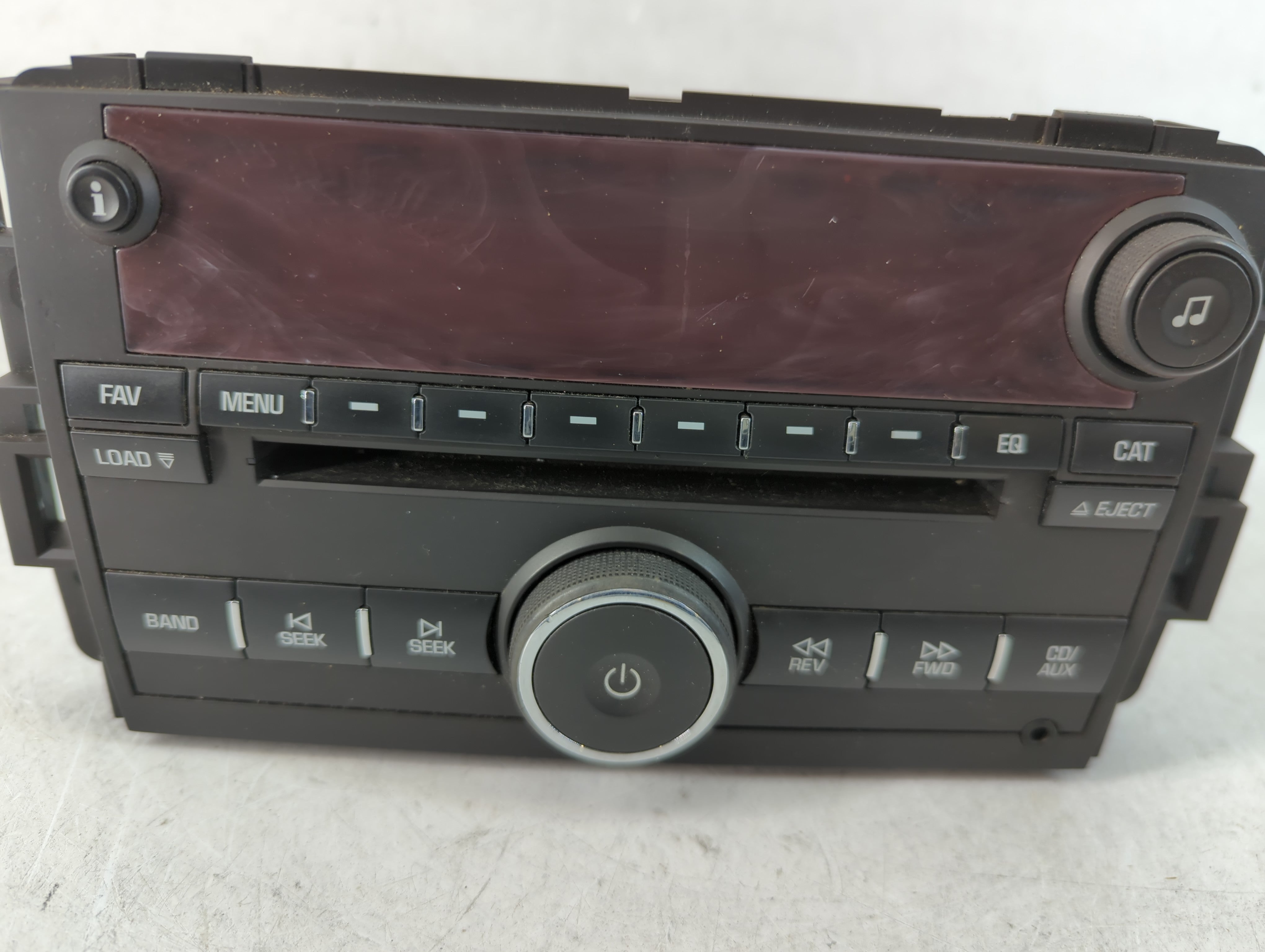 2007-2008 Gmc Acadia Radio AM FM Cd Player Receiver Replacement Fits Fits 2007 2008 OEM Used Auto Parts - Oemusedautoparts1.com