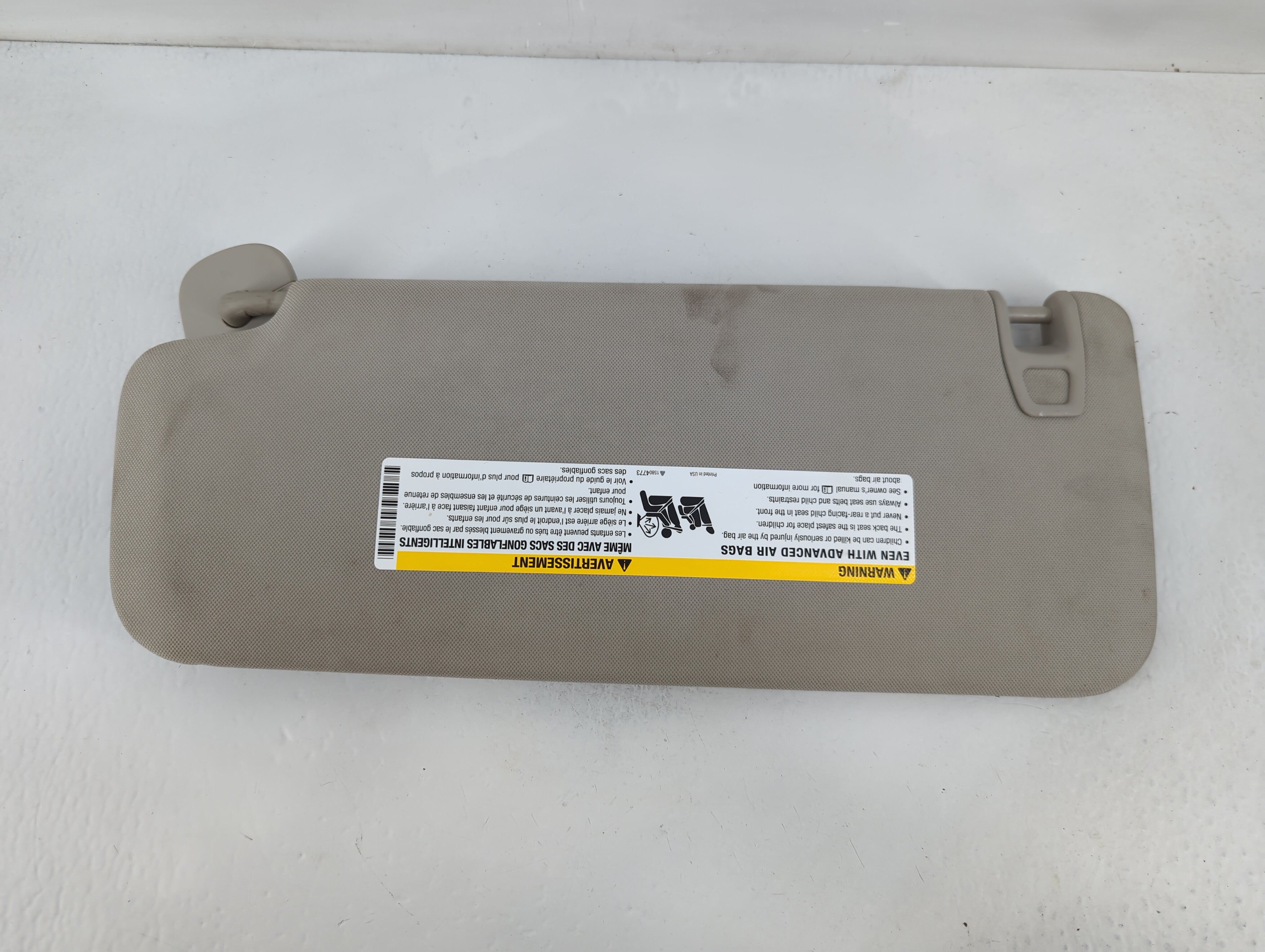 2007-2014 Cadillac Escalade Sun Visor Shade Replacement Driver Left Mirror Fits Fits 2007 2008 2009 2010 2011 2012 2013 2014 OEM Used Auto Parts - Oemusedautoparts1.com