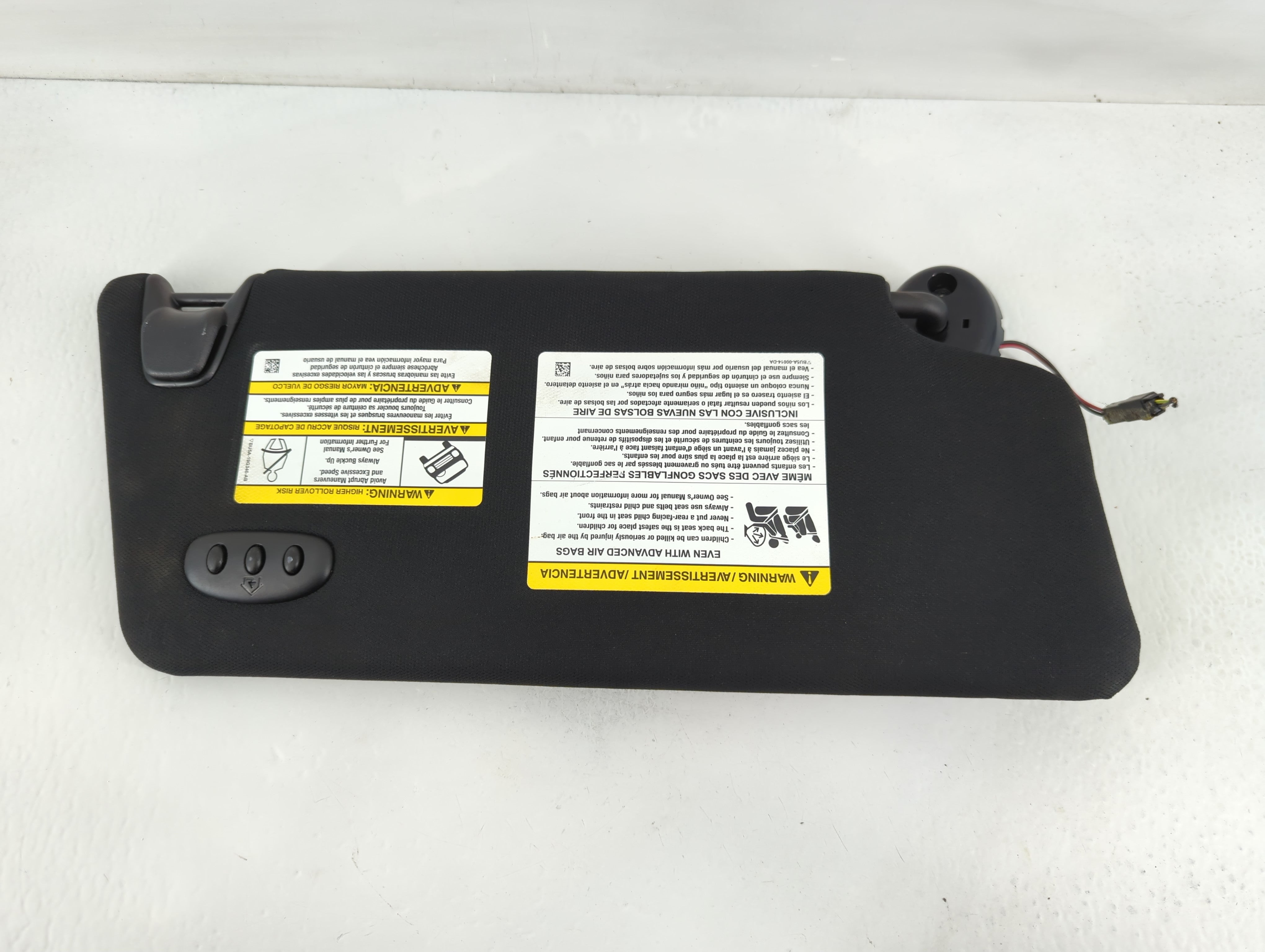 2018 Ford Explorer Sun Visor Shade Replacement Driver Left Mirror Fits OEM Used Auto Parts - Oemusedautoparts1.com